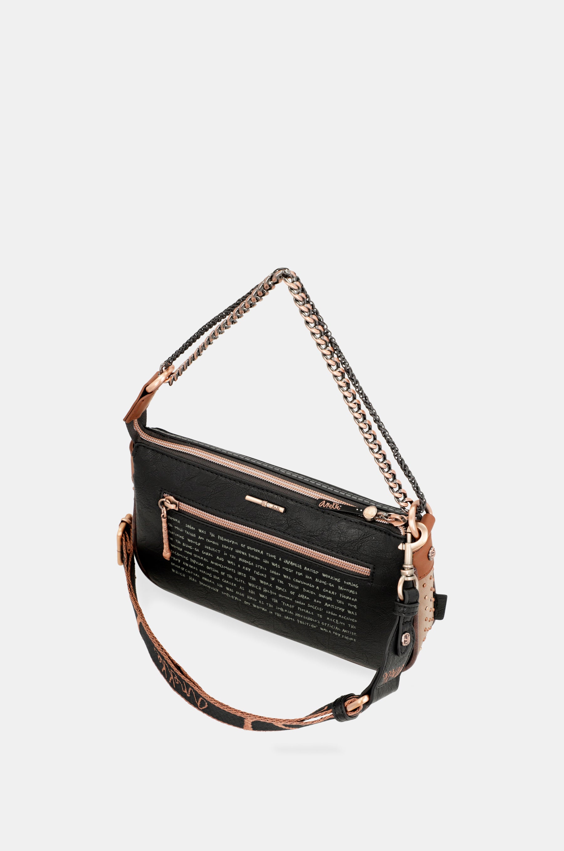 Bolso con asa metal Shōen