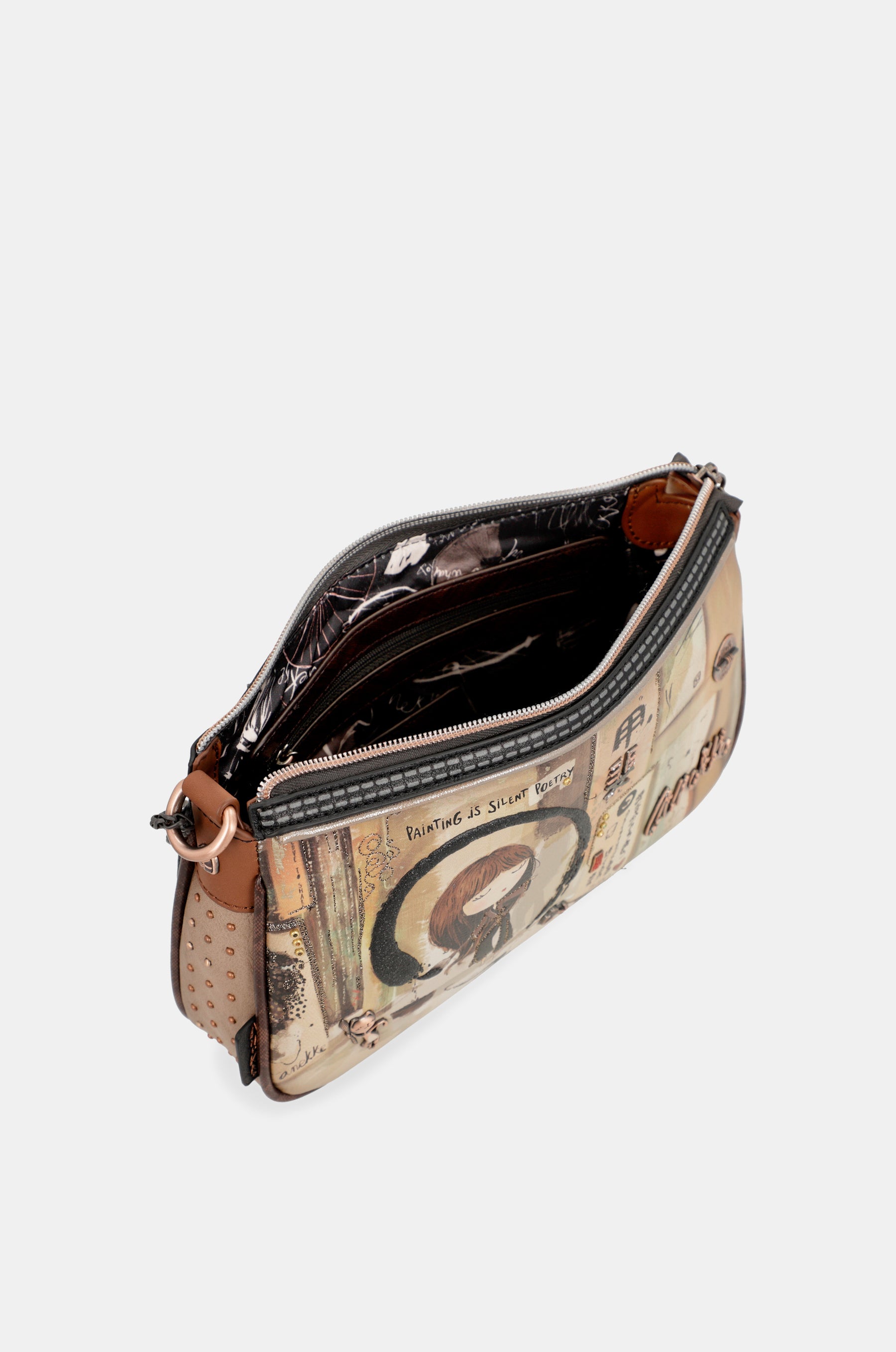 Bolso con asa metal Shōen