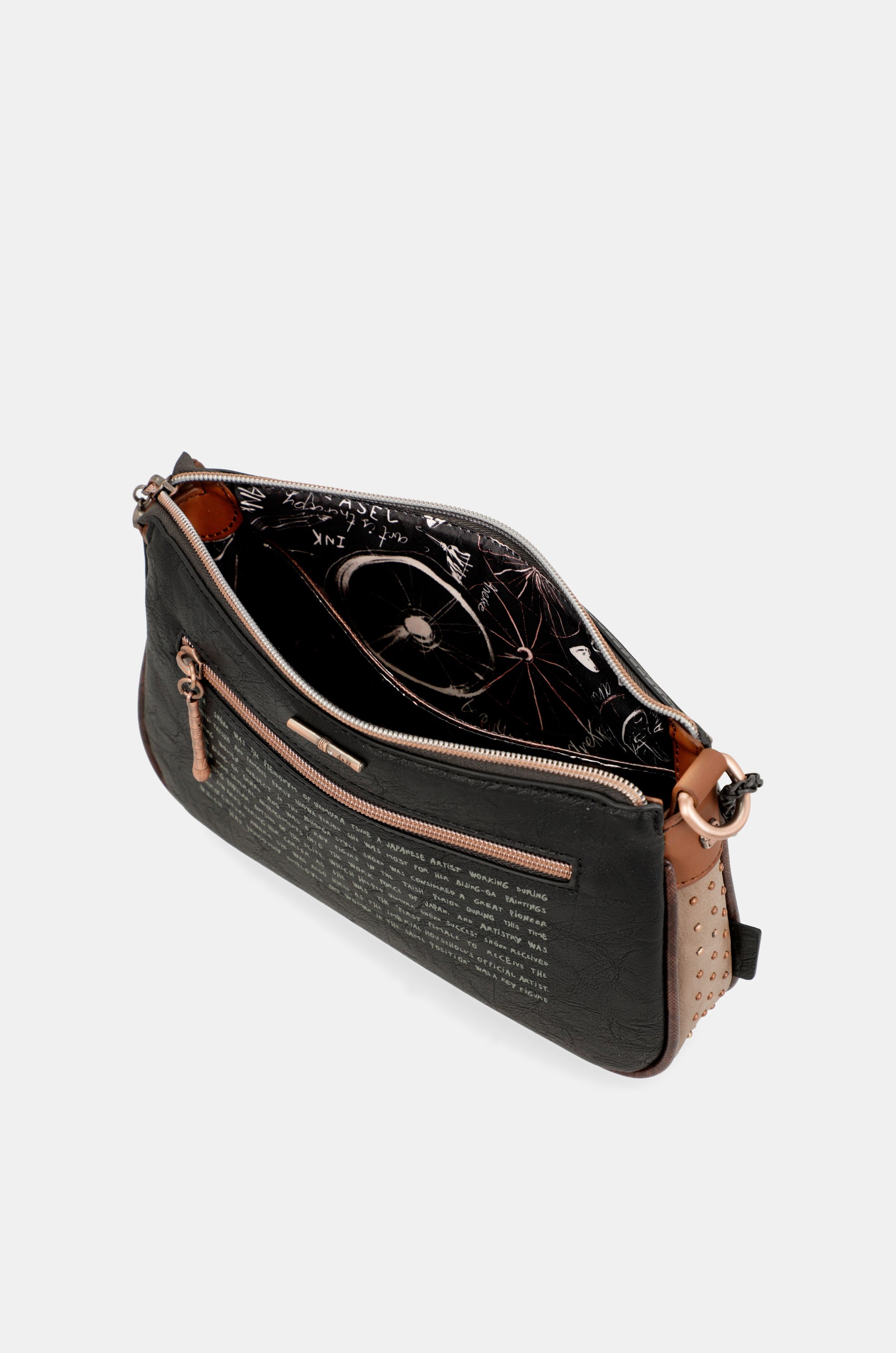 Bolso con asa metal Shōen