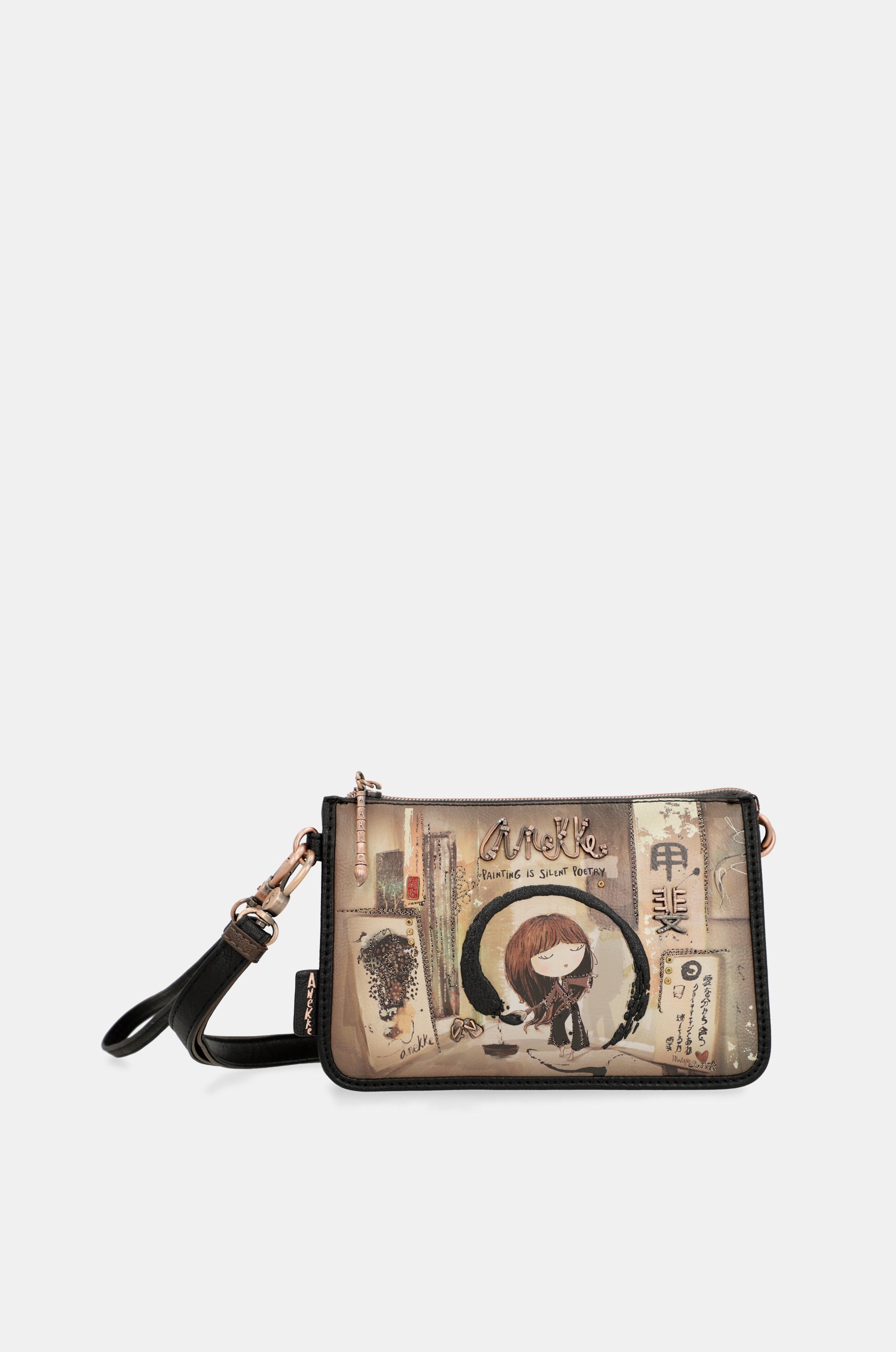 Bandolera y bolso de mano Shōen