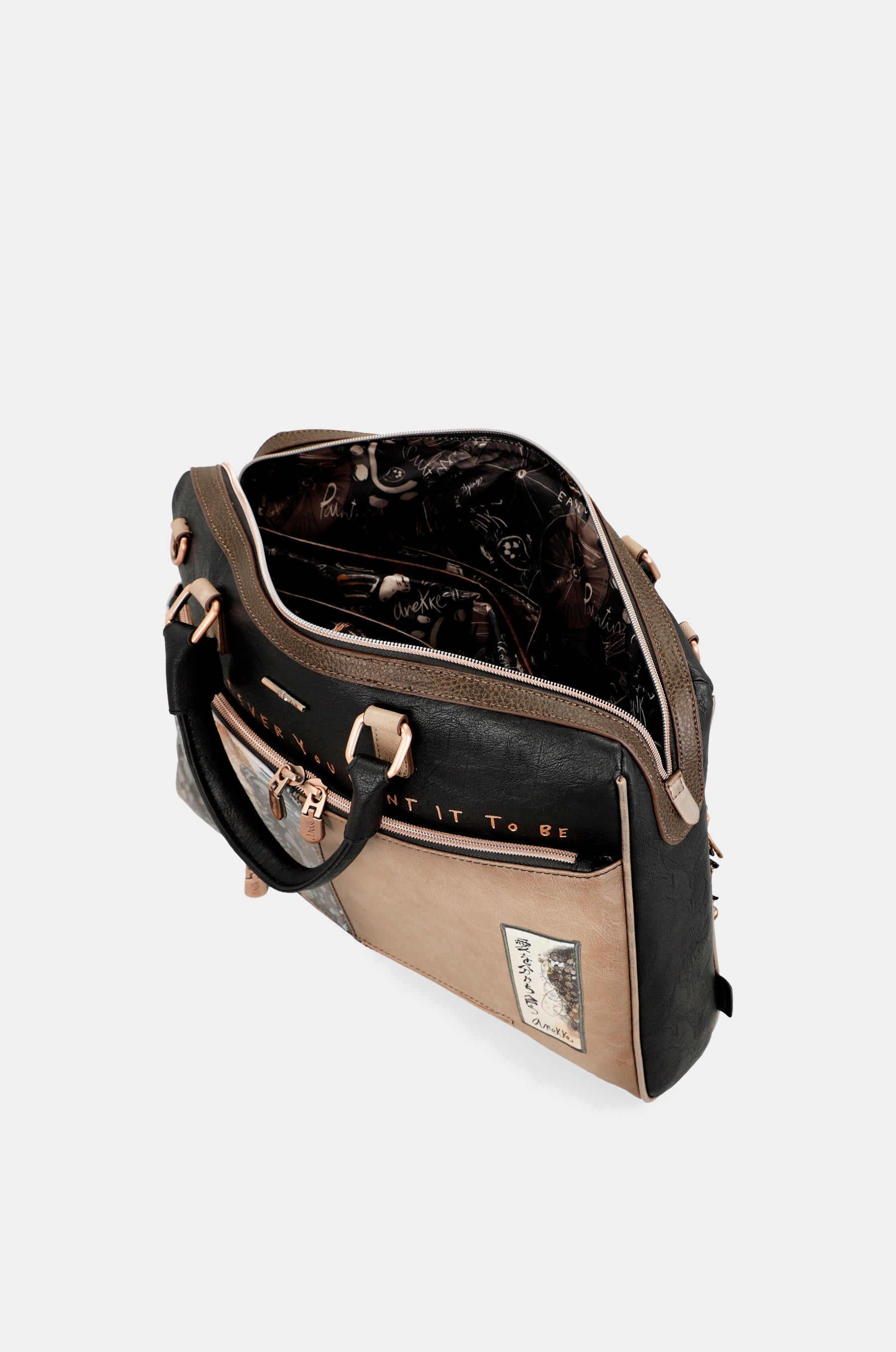 Portadocumentos negro Shōen