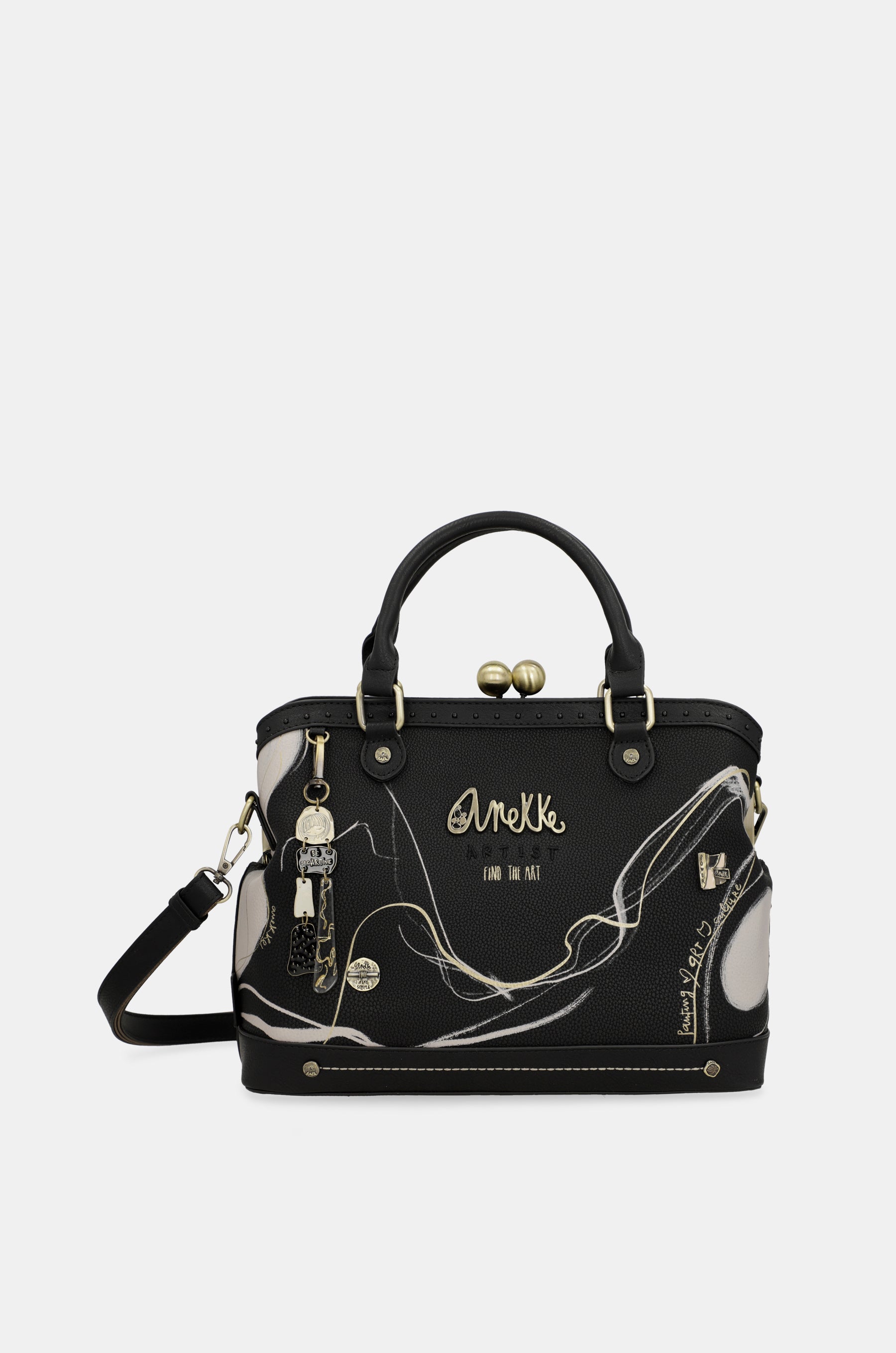 Bolso de boquilla negro Nature Shodō