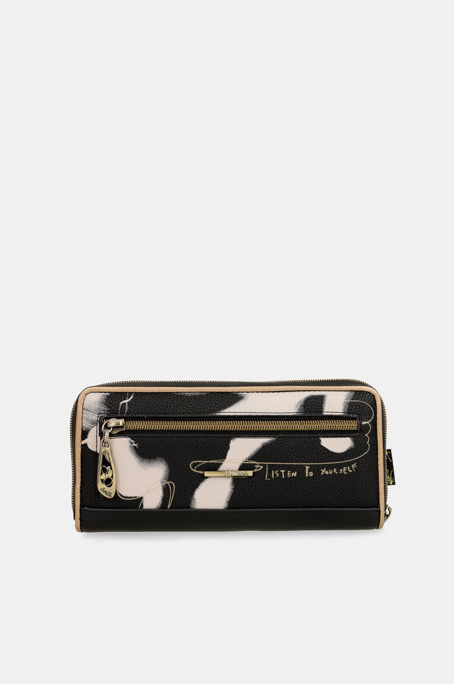 Billetero grande negro RFID Anekke Nature Shodō