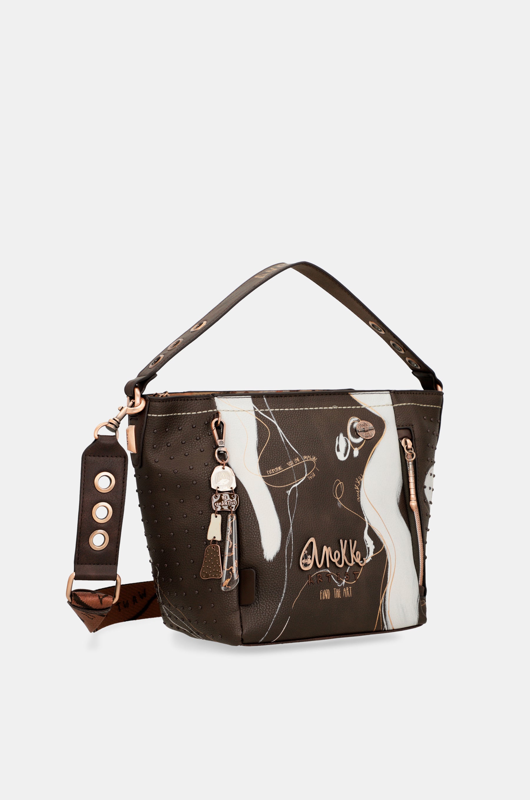 Bolso mediano marrón Nature Shodō