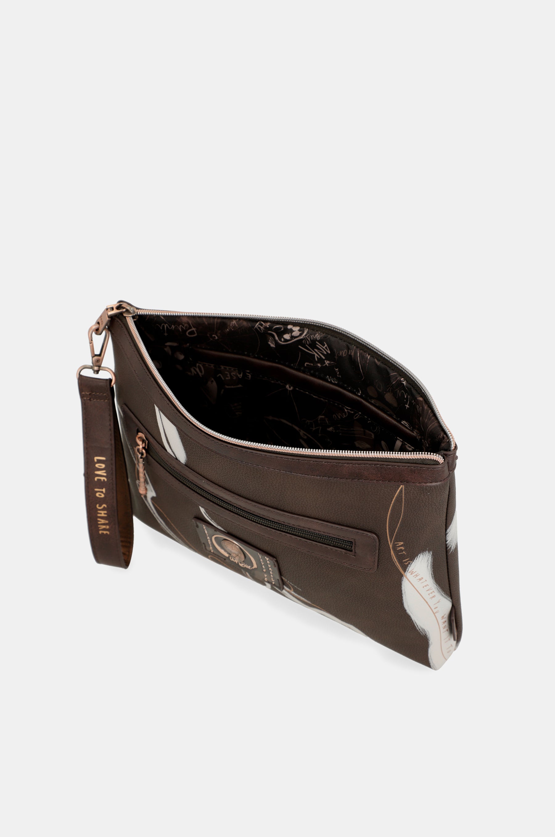 Bolso de mano marrón Nature Shodō