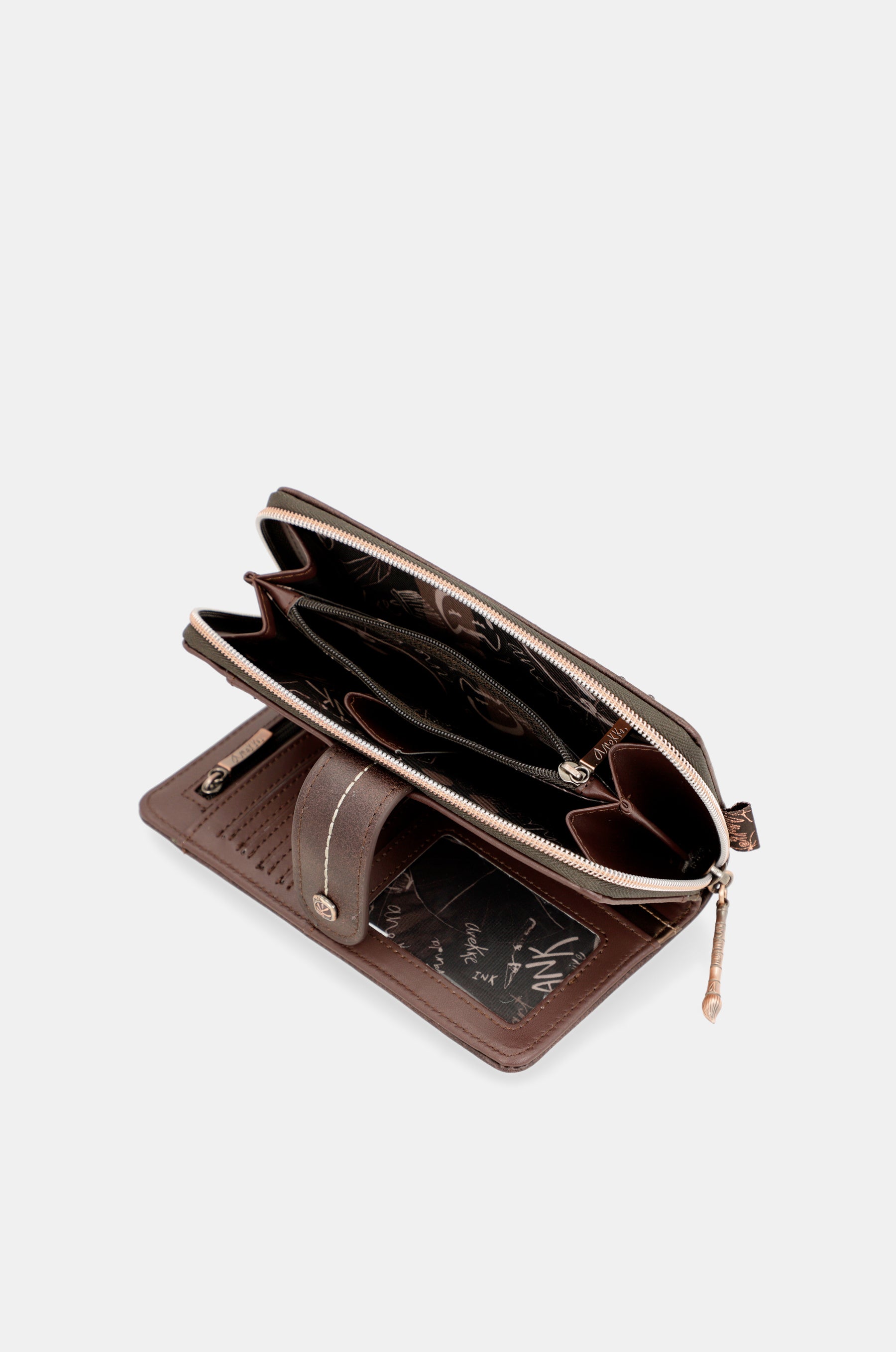 Billetero grande marrón RFID Nature Shodō