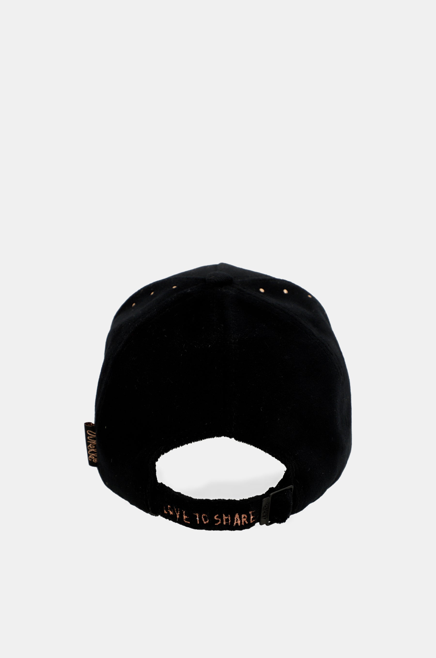 Gorra terciopelo negra Shodō