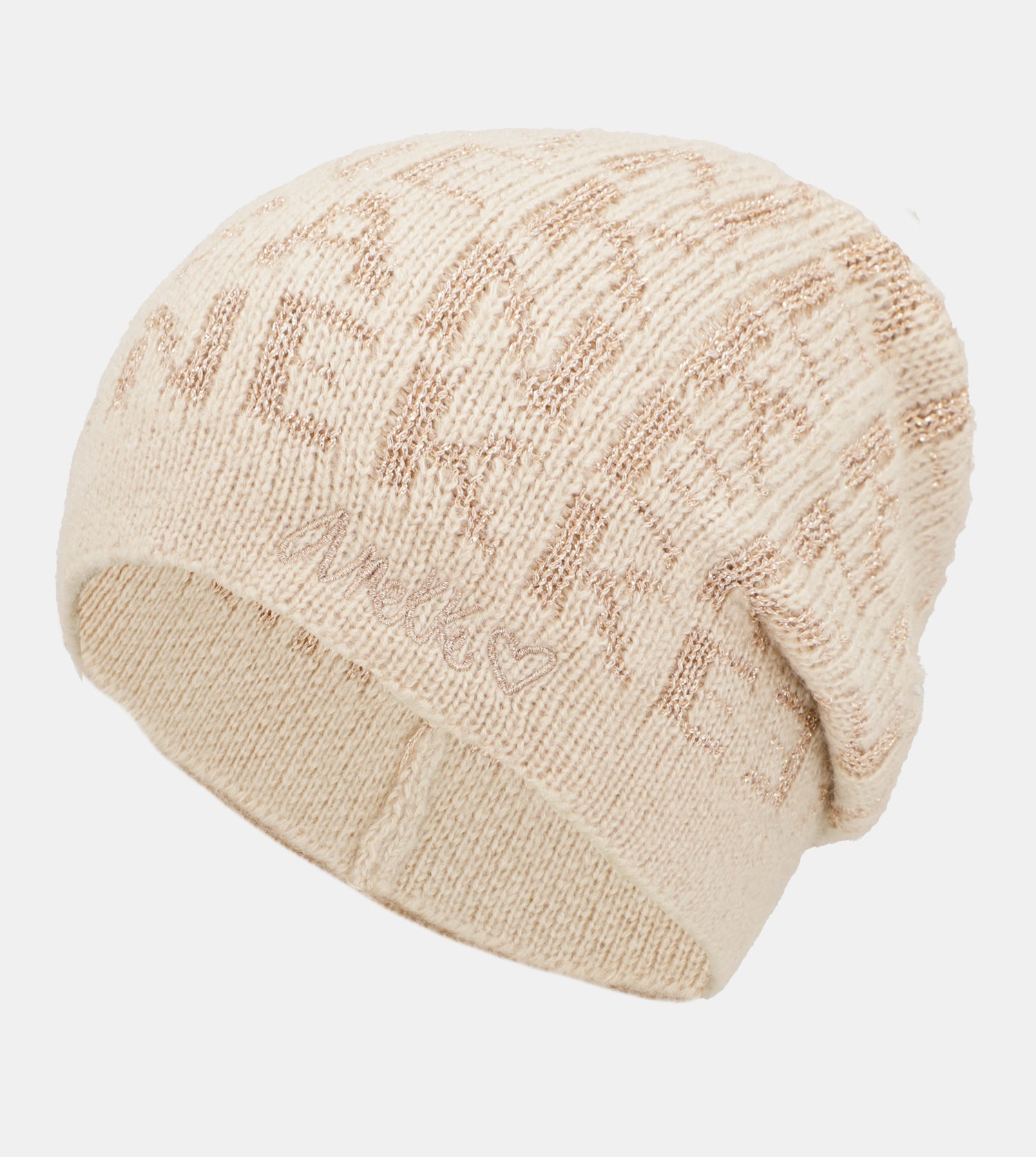 Gorro punto beige Contemporary