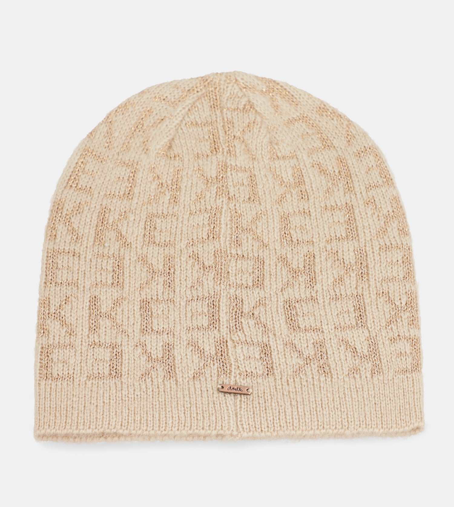 Gorro punto beige Contemporary