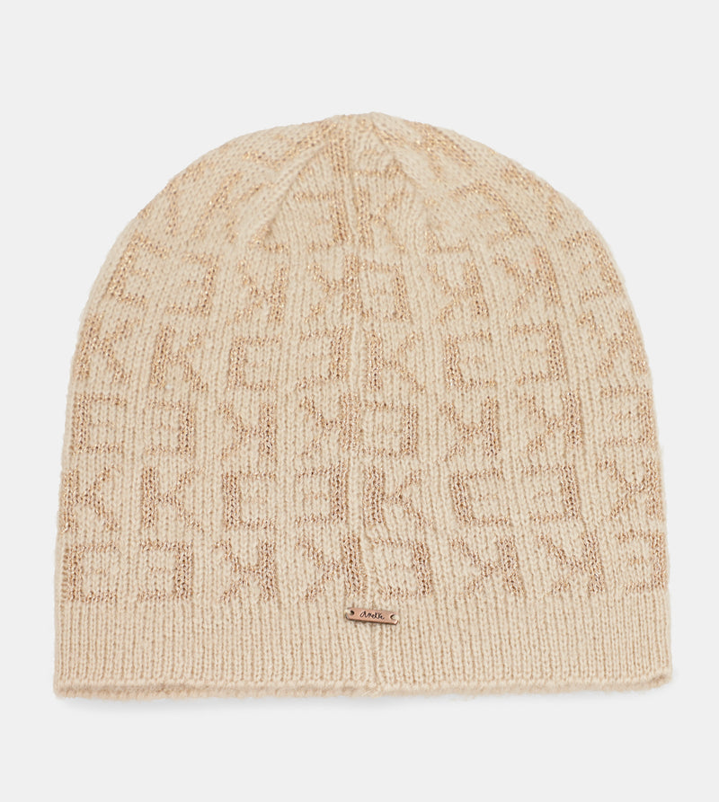 Gorro lana beige Contemporary