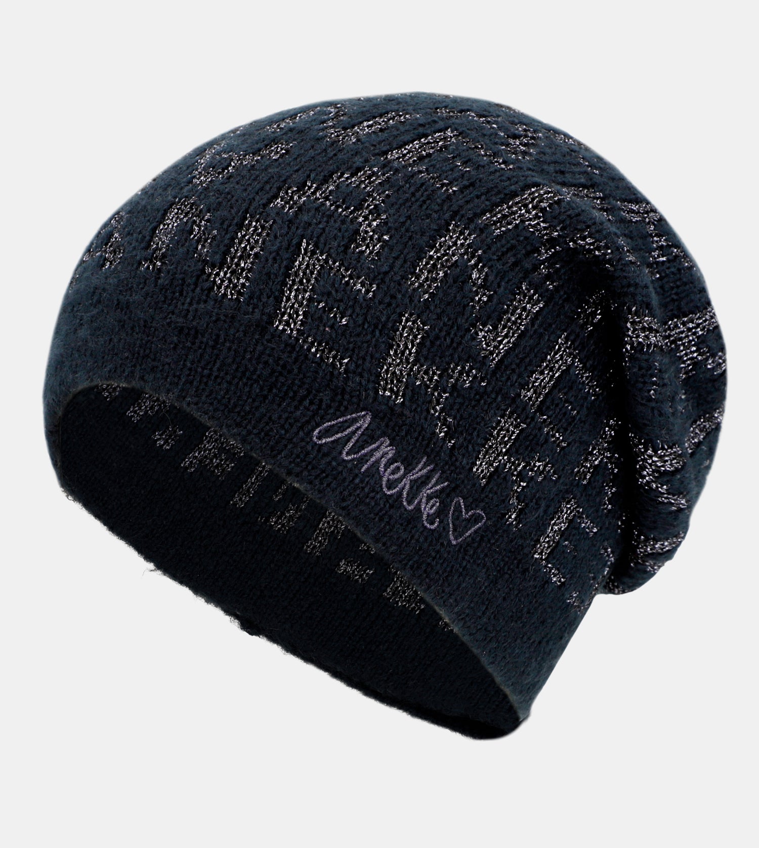 Gorro punto azul marino Contemporary