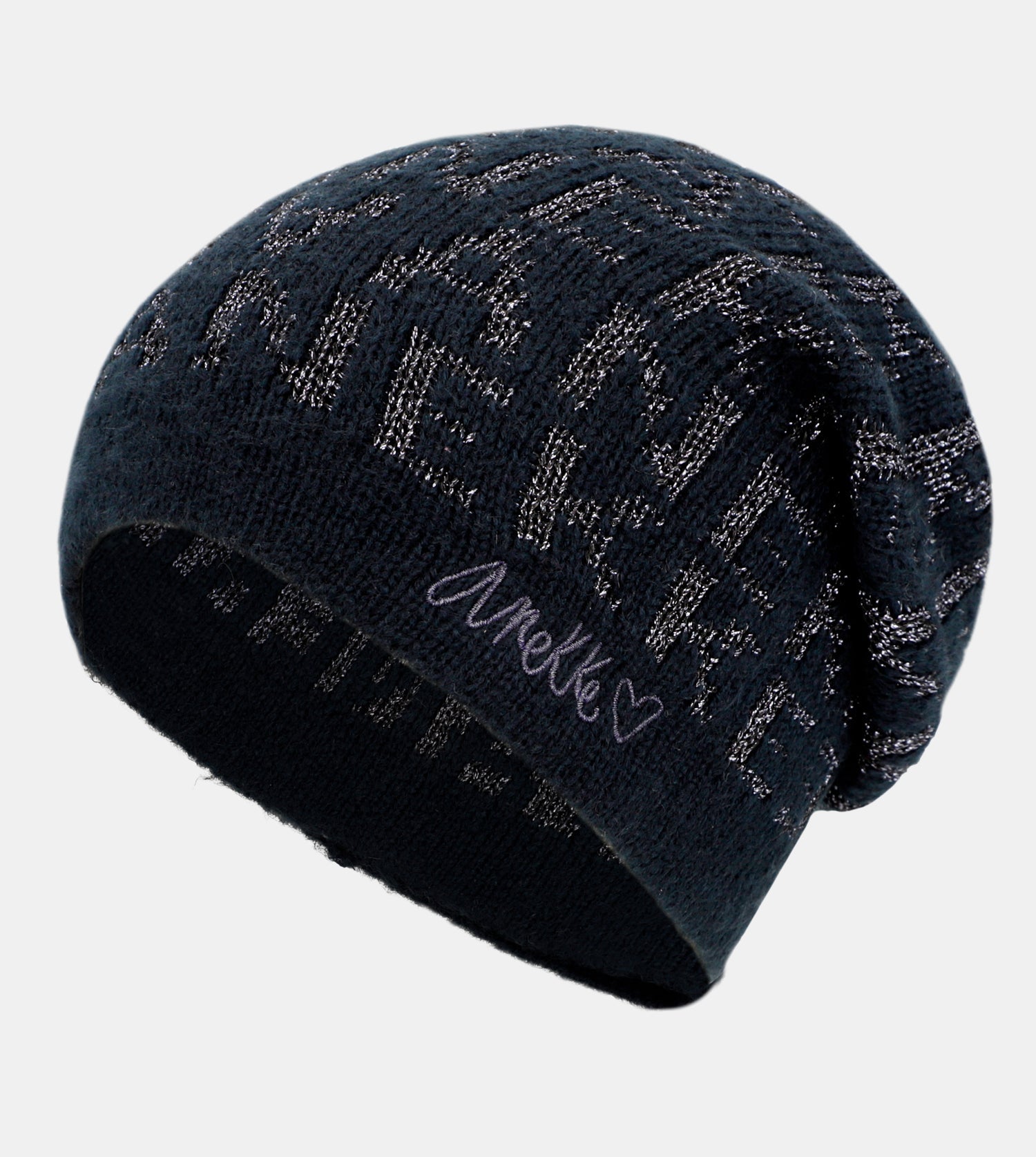 Gorro punto azul marino Contemporary