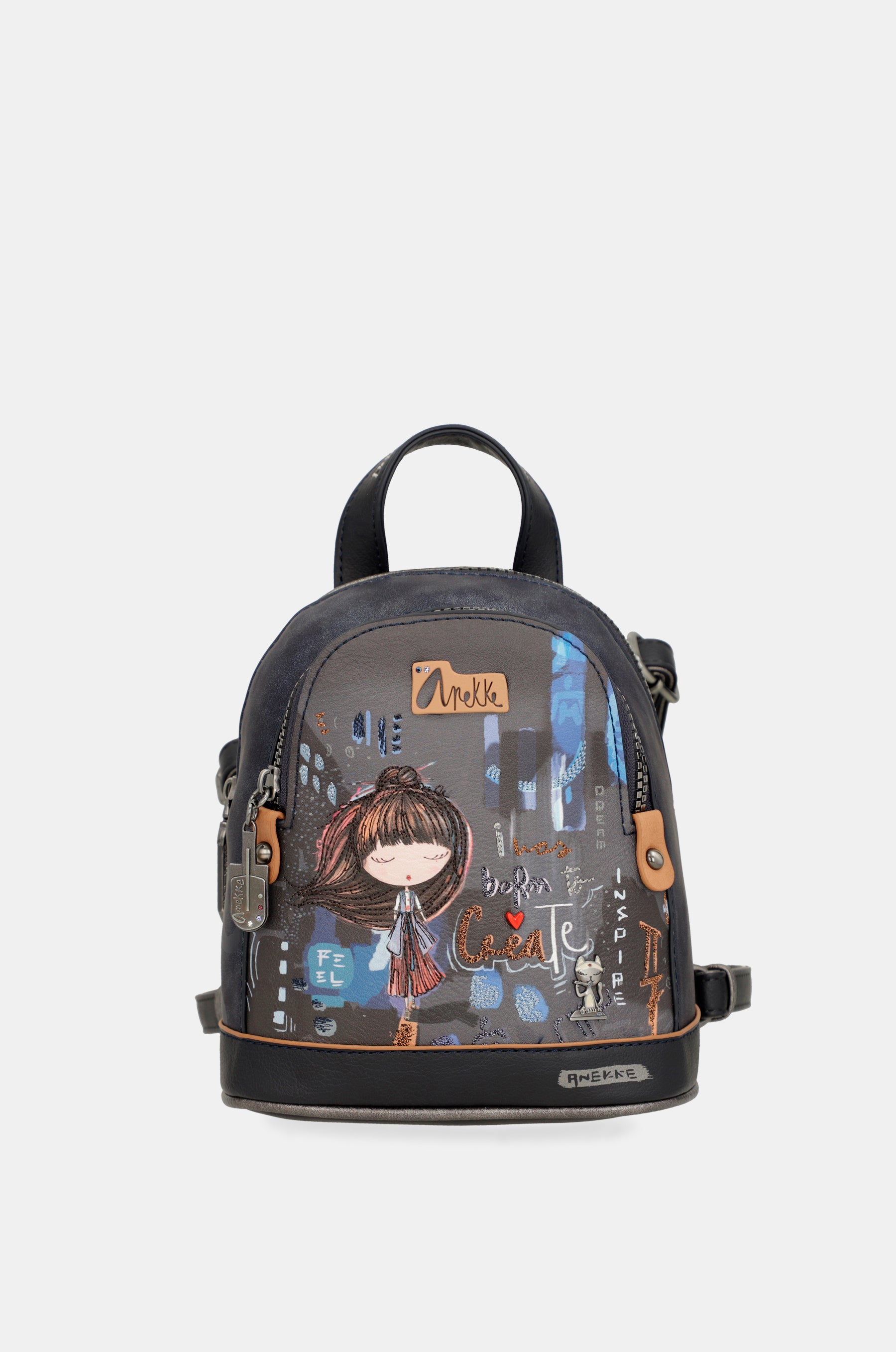 Mini mochila dos compartimentos Contemporary