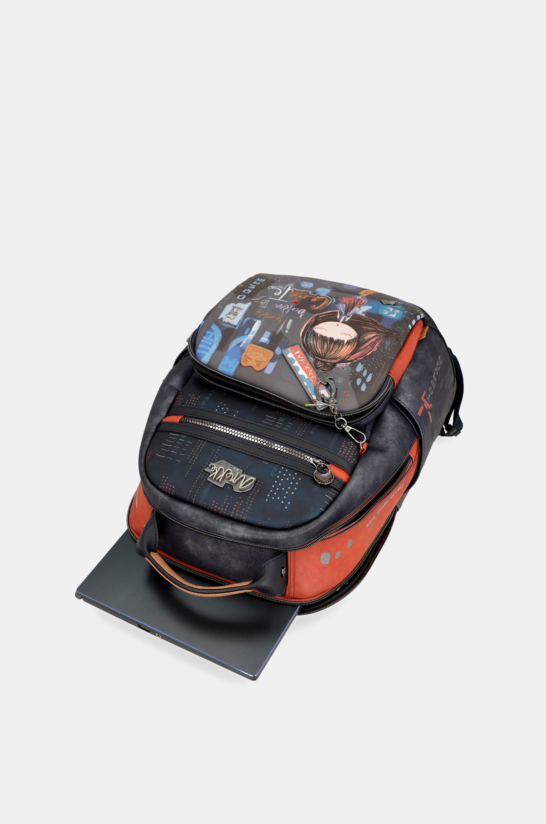 Mochila grande escolar Contemporary
