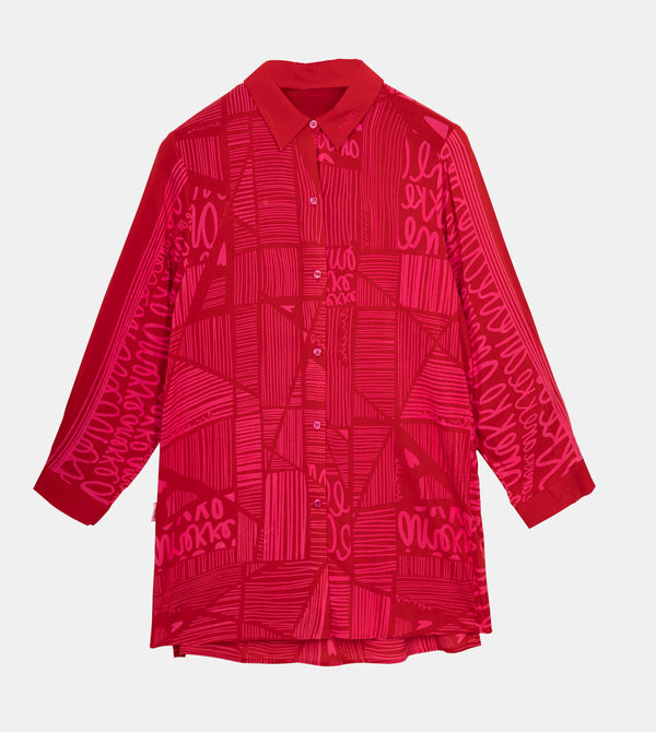 Camisa roja Fashion