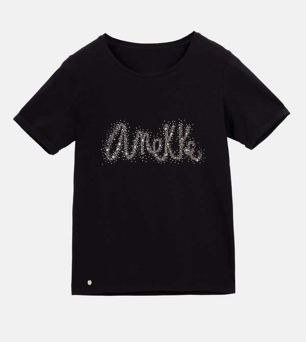 Camiseta negra Anekke