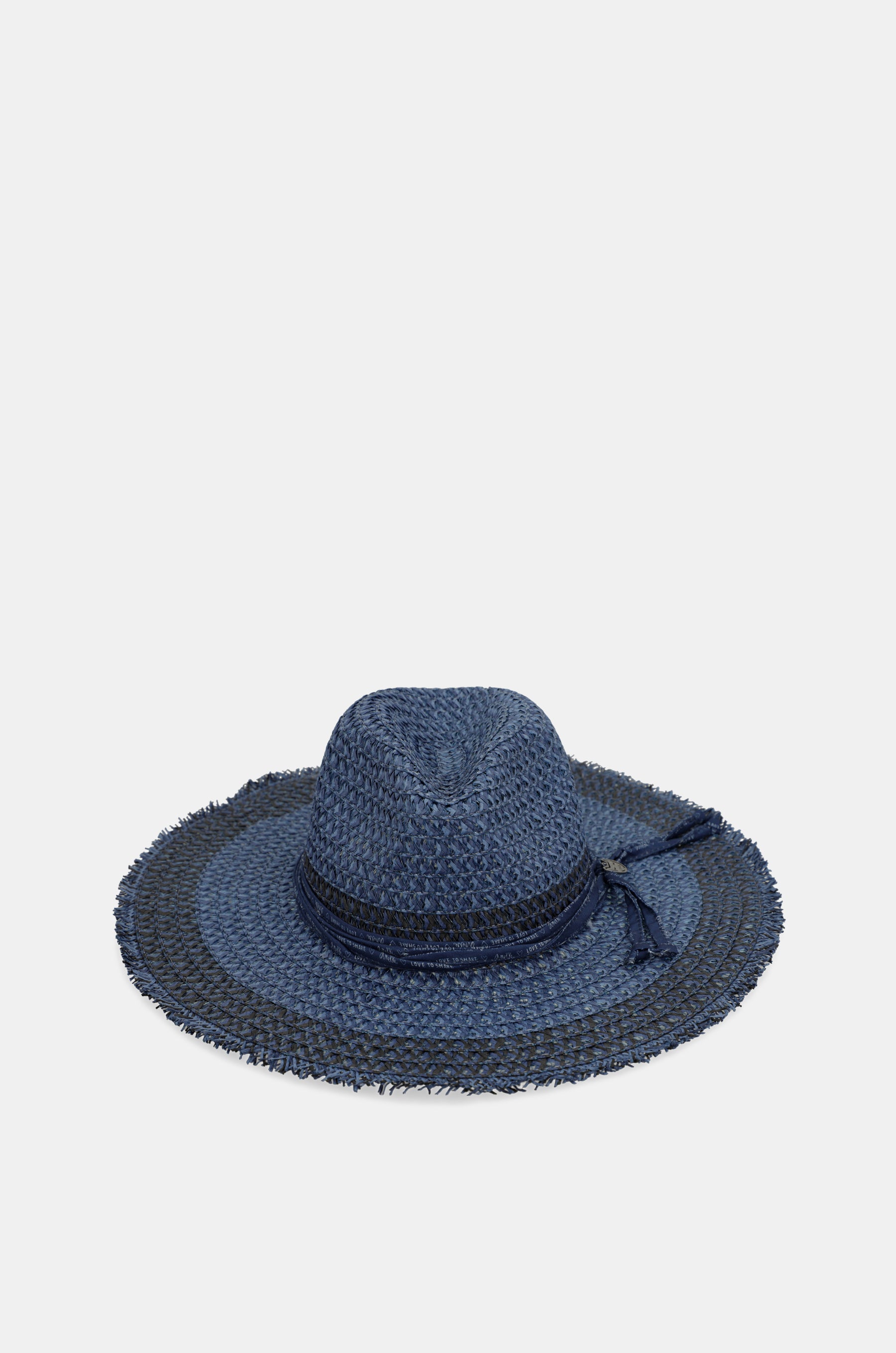 Sombrero rafia bicolor