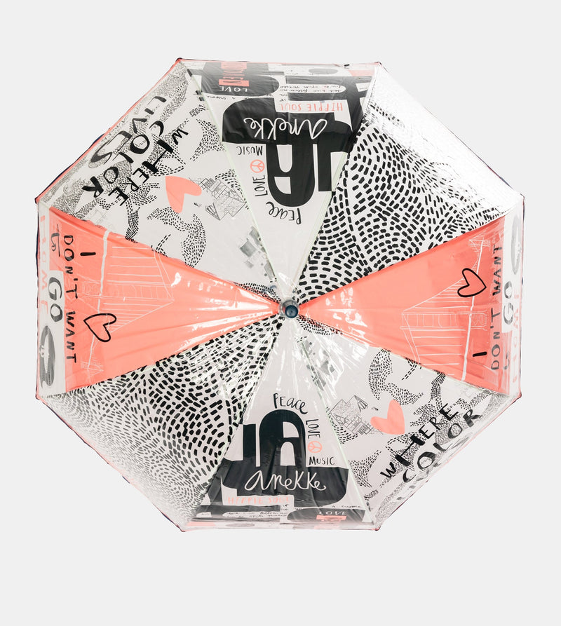 Paraguas largo vinilo Nature Sixties