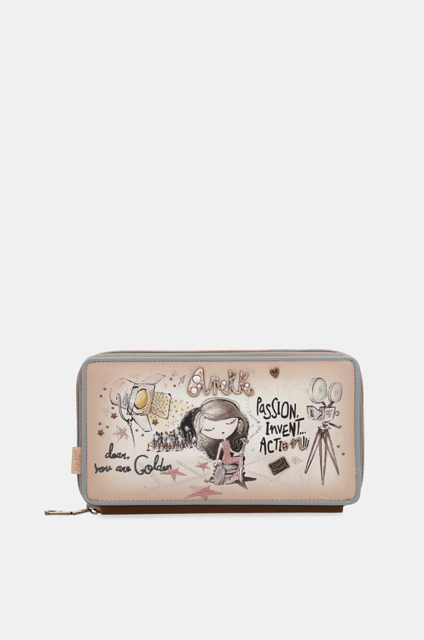 Cartera para pasaporte RFID Hollywood