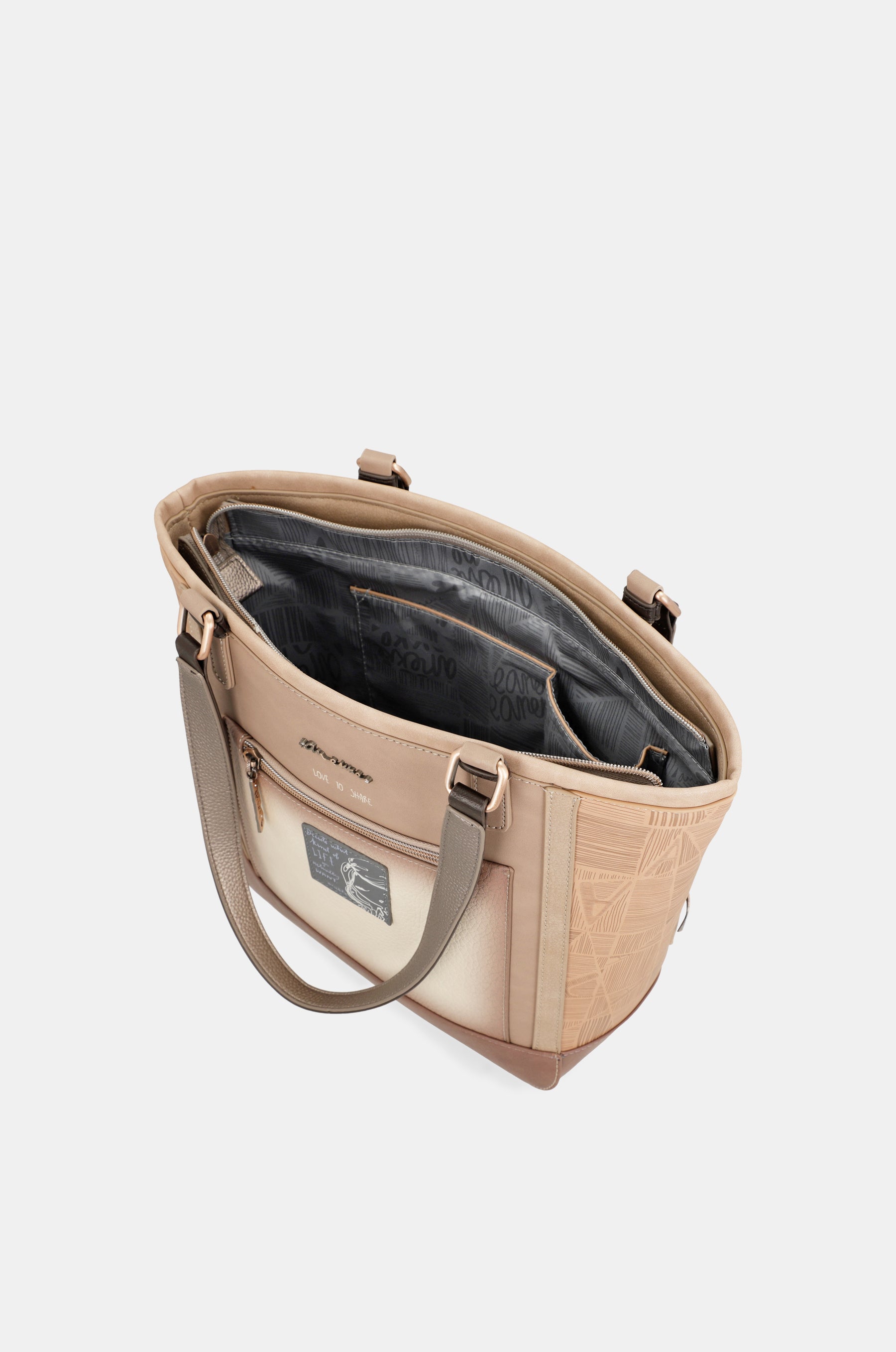 Bolso de hombro grande Stars