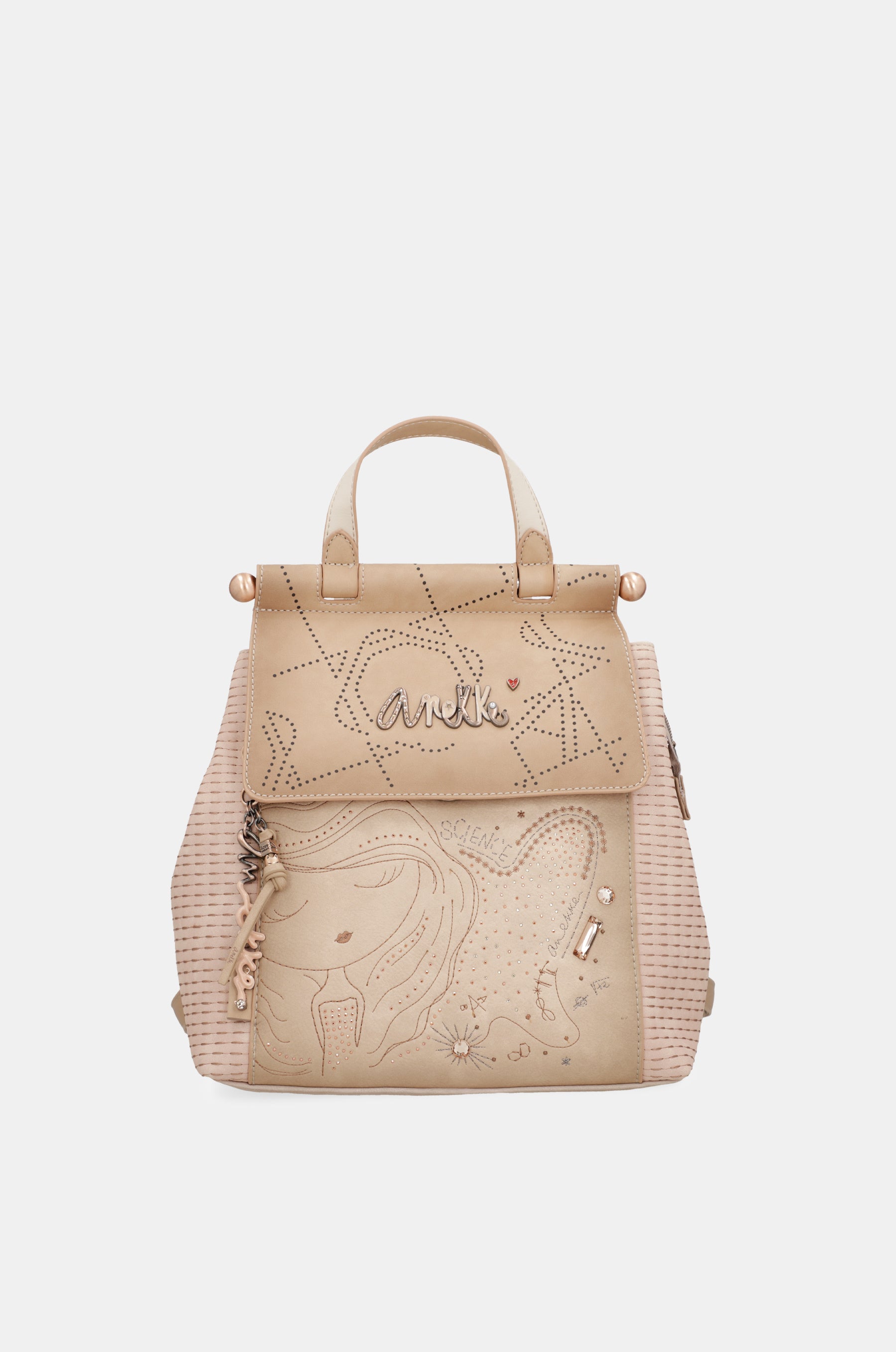 Mochila con solapa Nude Studio