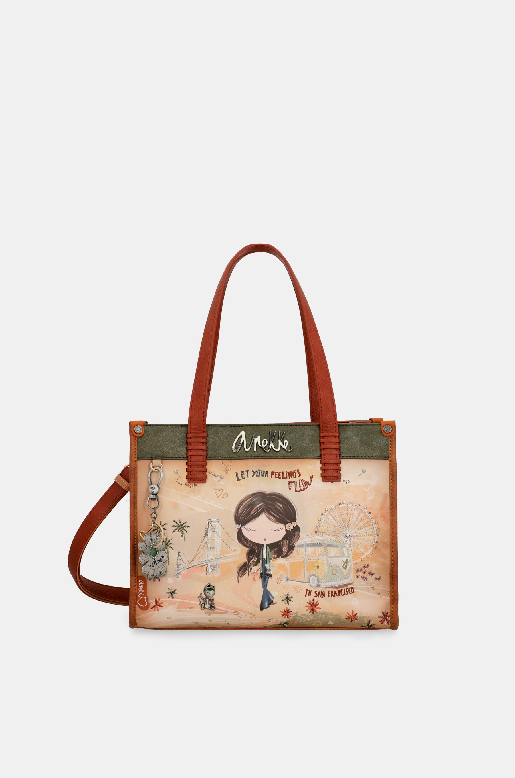 Tote Peace & Love Camel