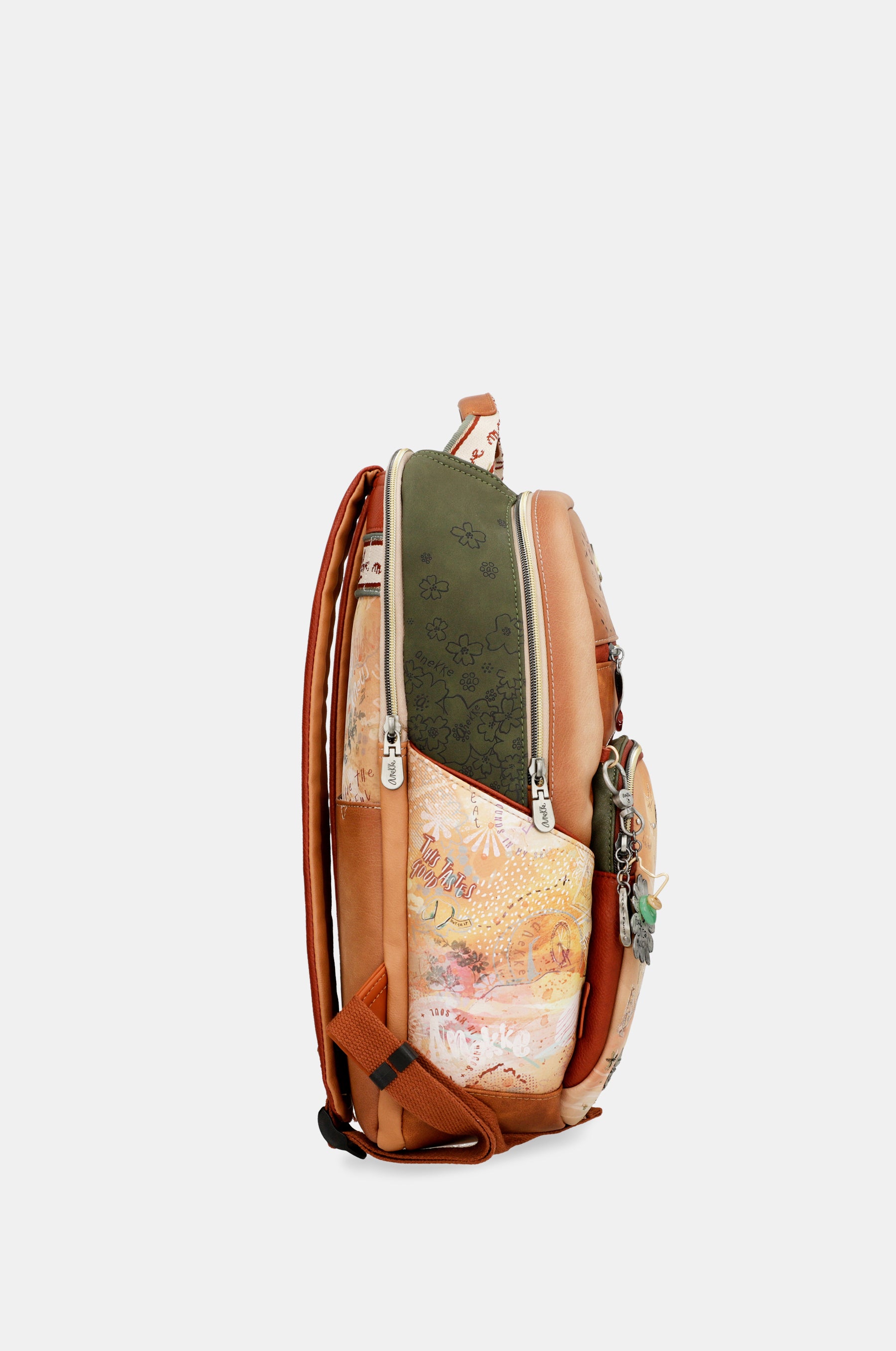 Mochila escolar Peace & Love Camel