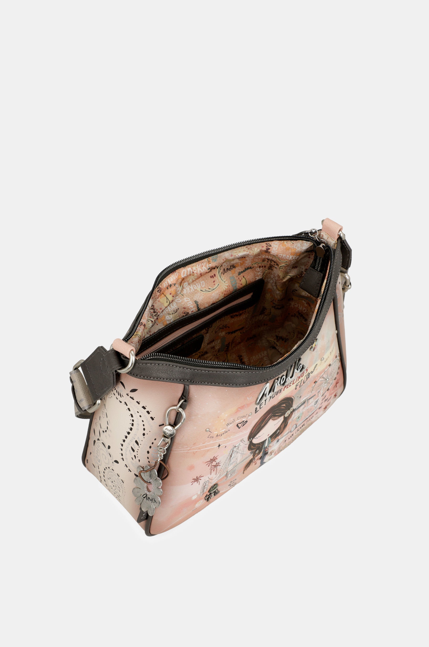 Bandolera Peace & Love rosa