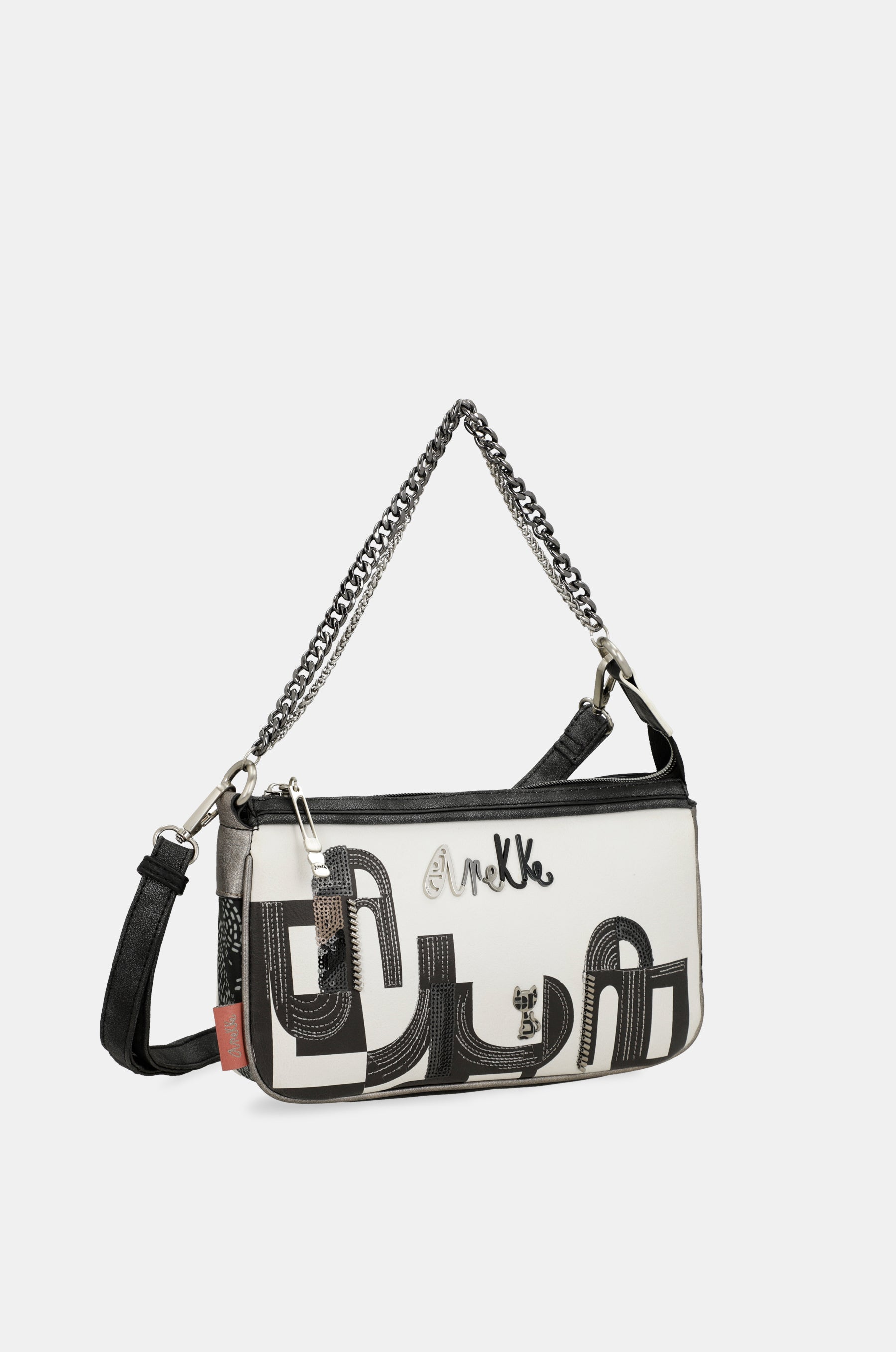 Bolso con asa metálica Nature Sixties