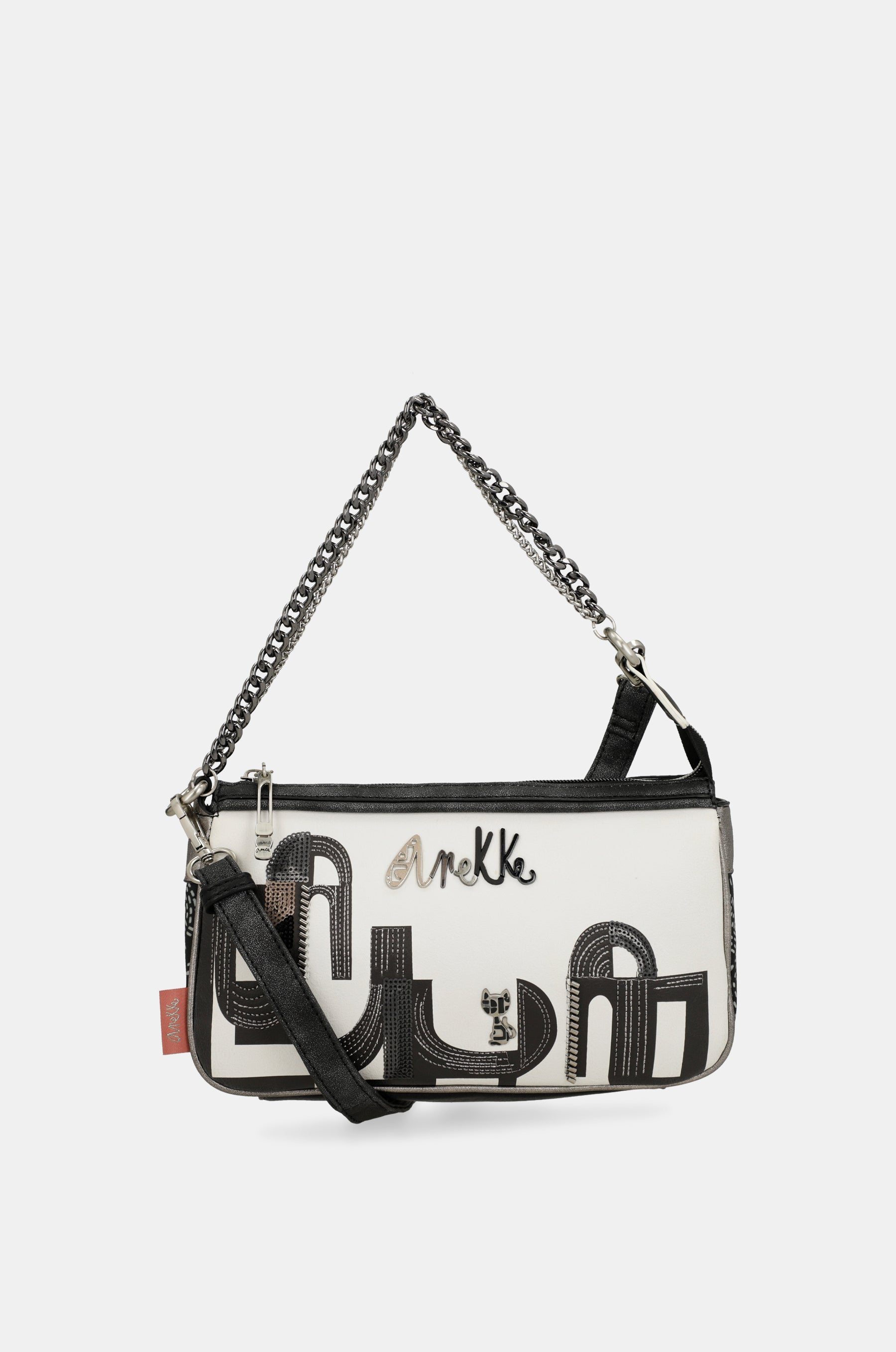 Bolso con asa metálica Nature Sixties
