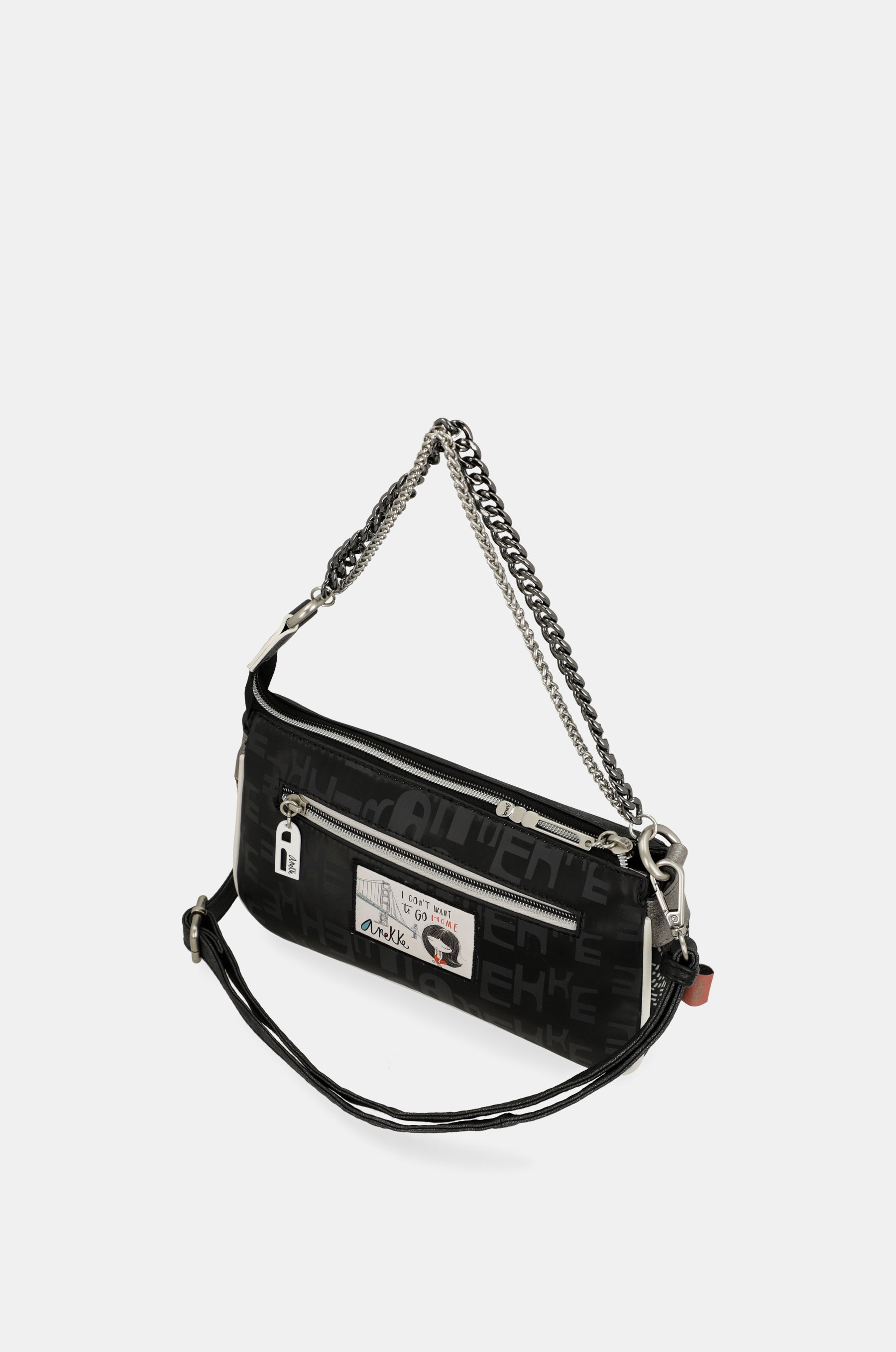 Bolso con asa metálica Nature Sixties