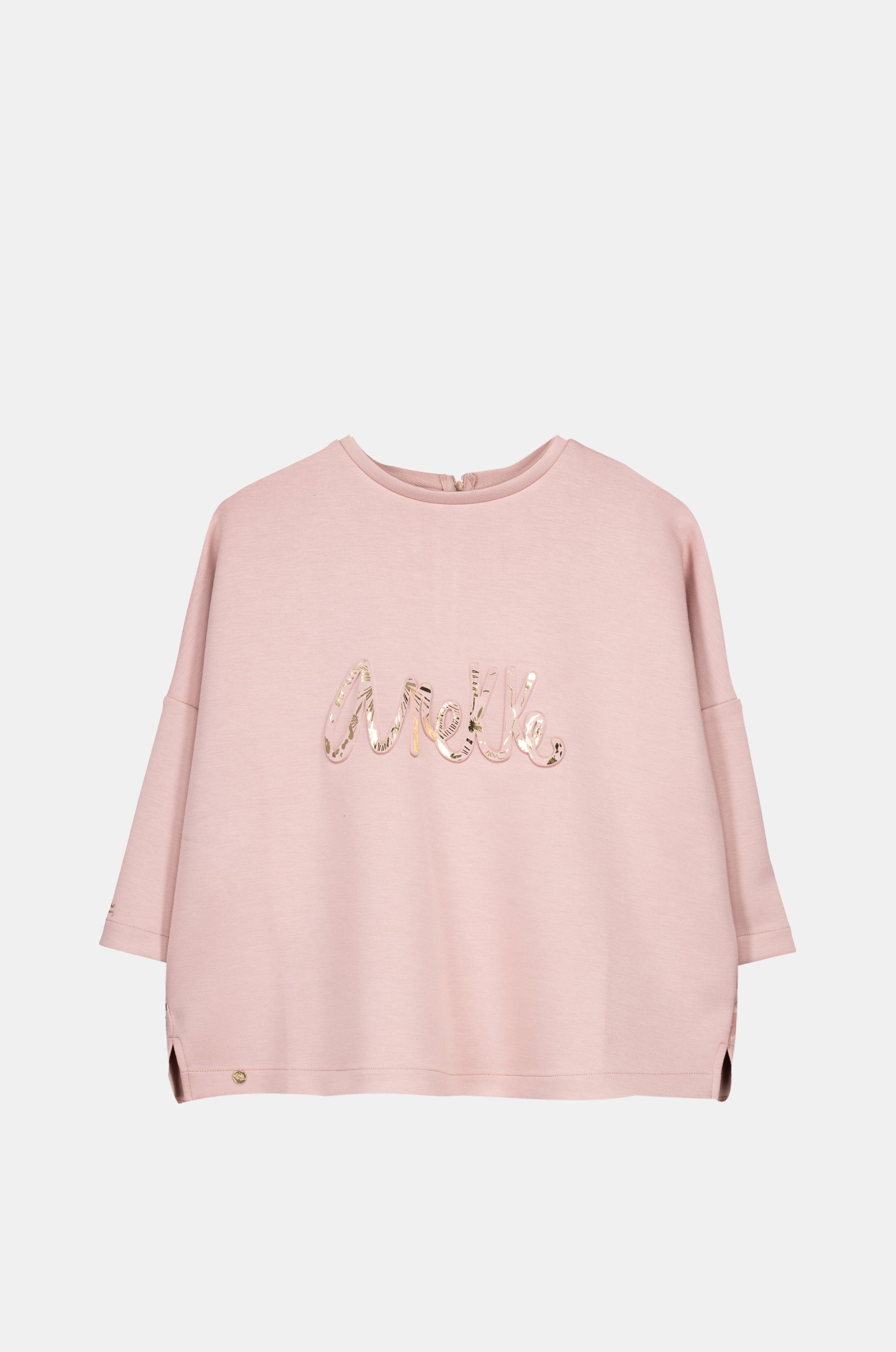 Sudadera beige logo