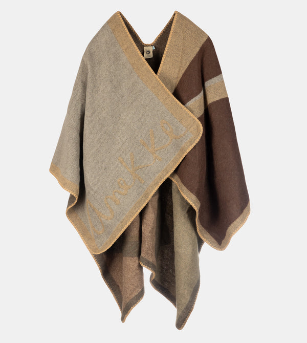 Poncho estampado Anekke