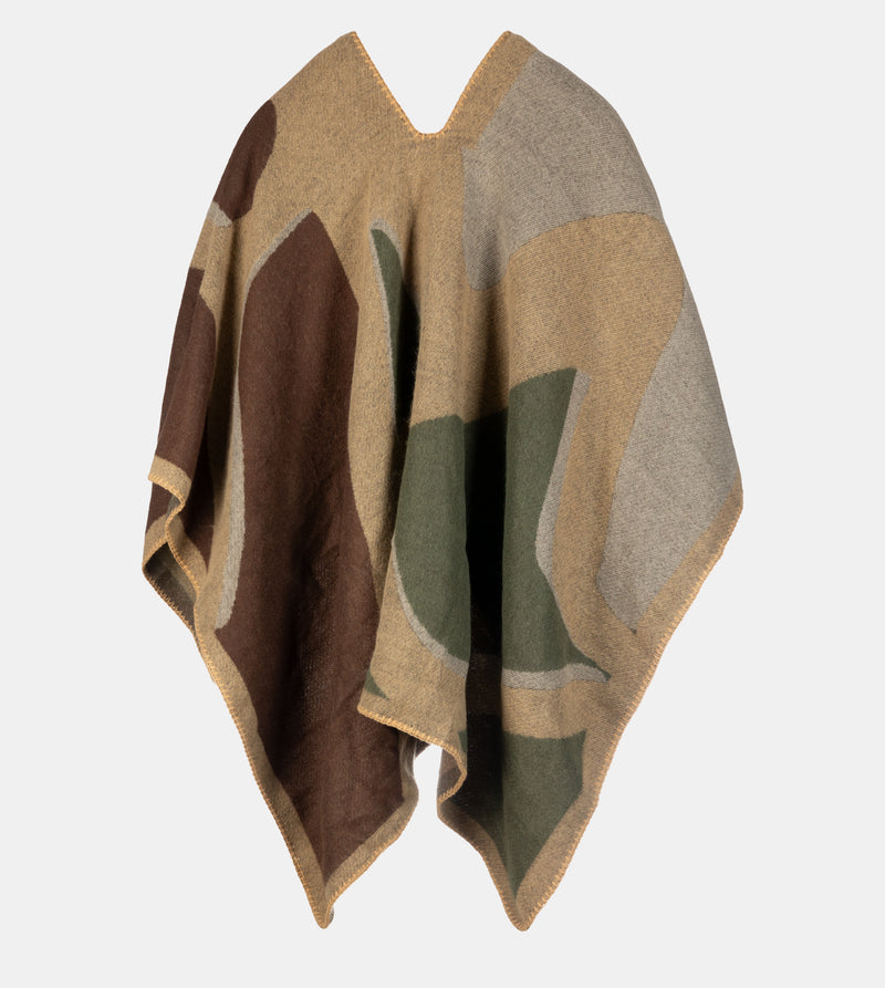 Poncho estampado Anekke