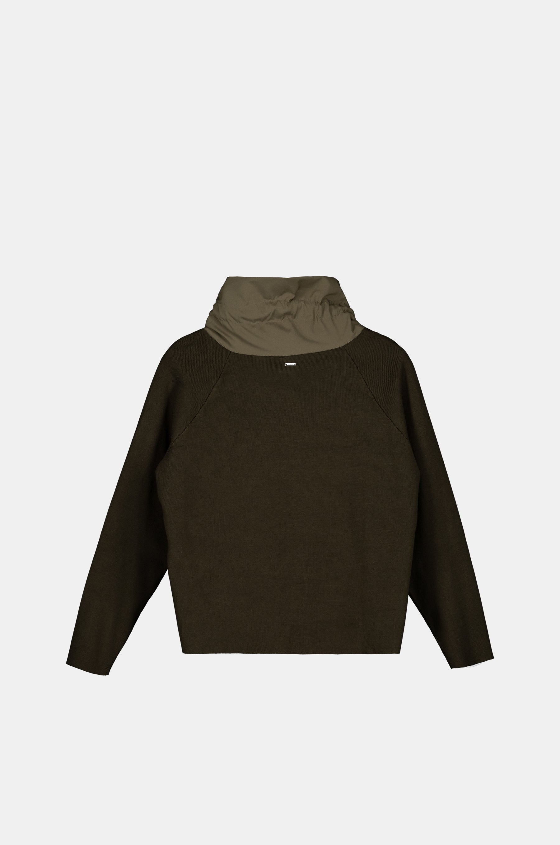 Chaqueta verde acolchada