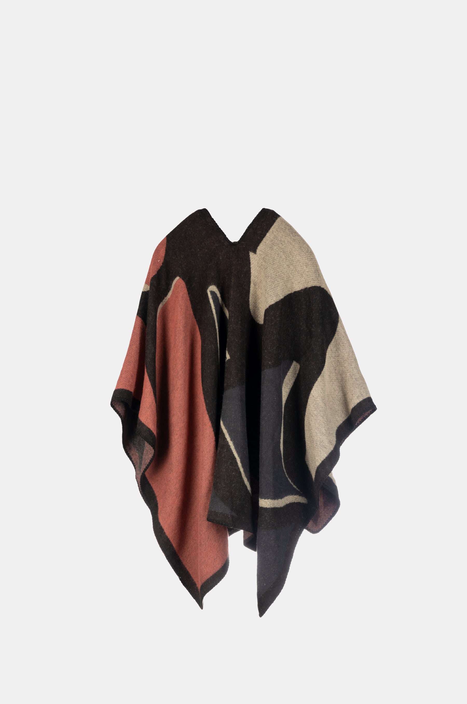 Poncho estampado Anekke