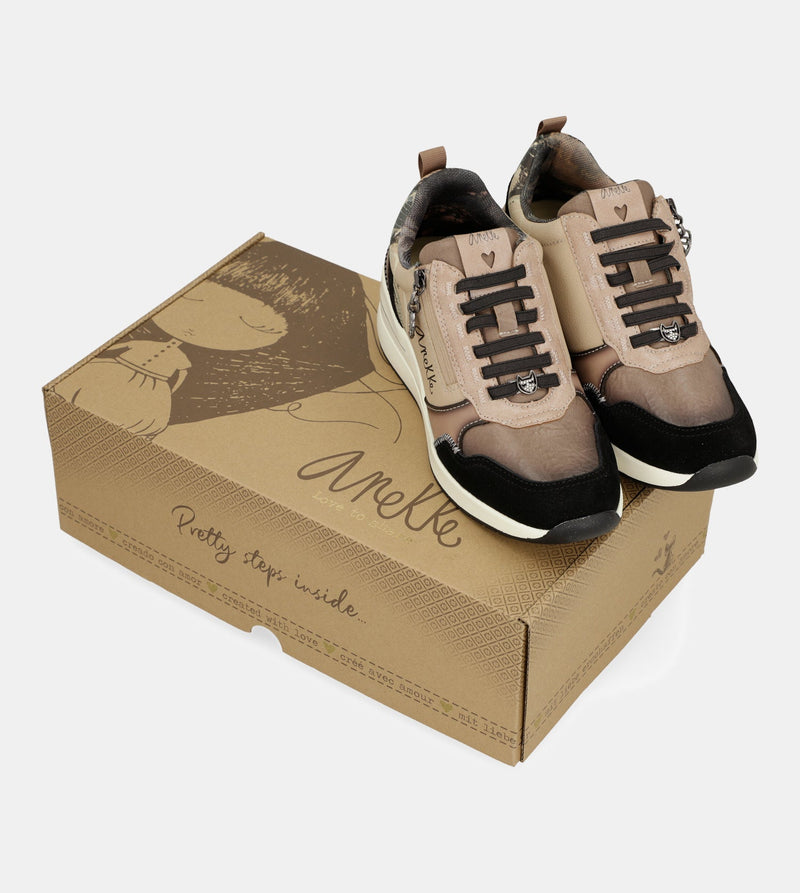 Deportivos multicolor con cuña Dreams