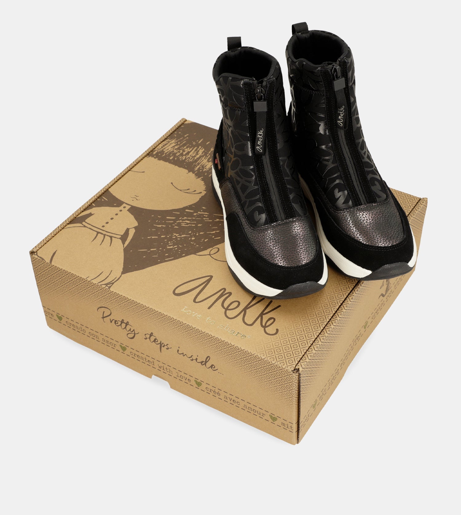 Botín deportivo negro Dressy