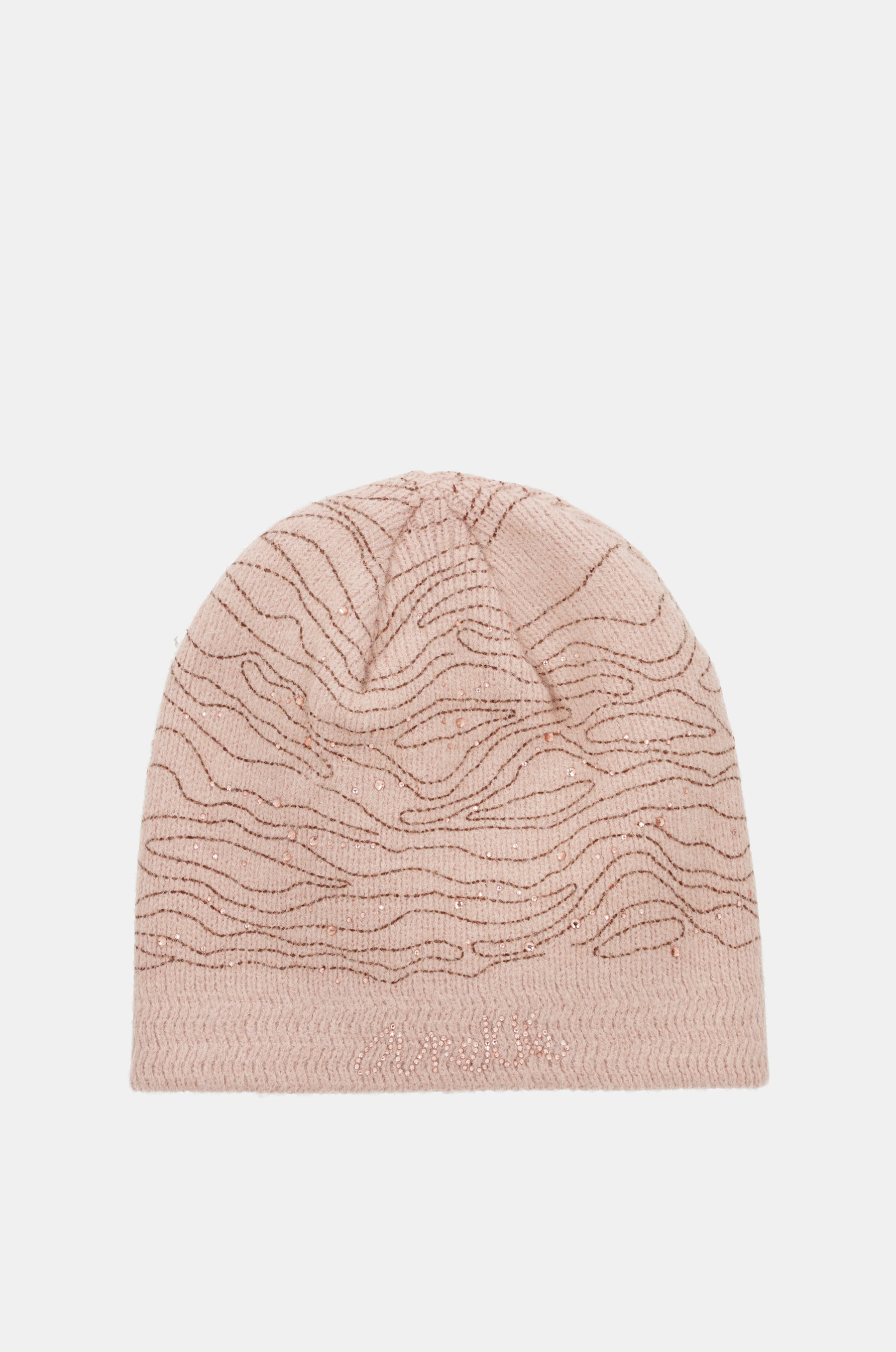 Gorro de punto rosa