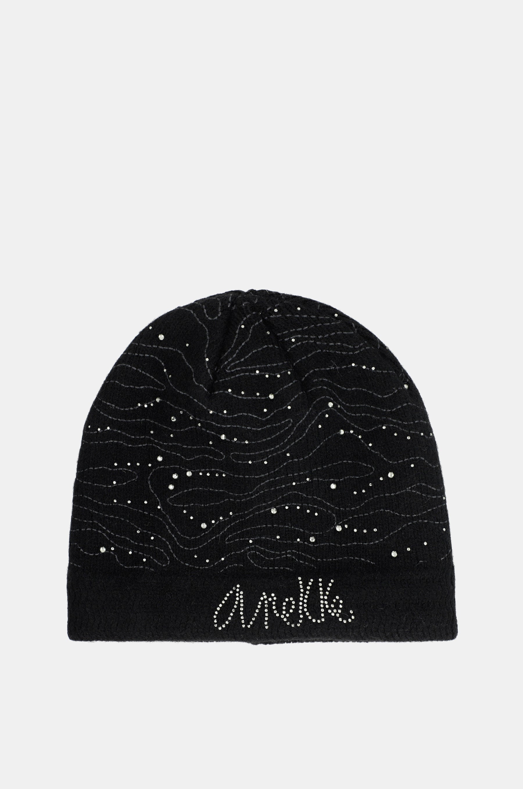 Gorro de punto negro