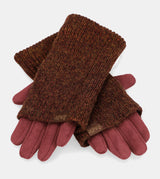 Guantes burdeos extensibles