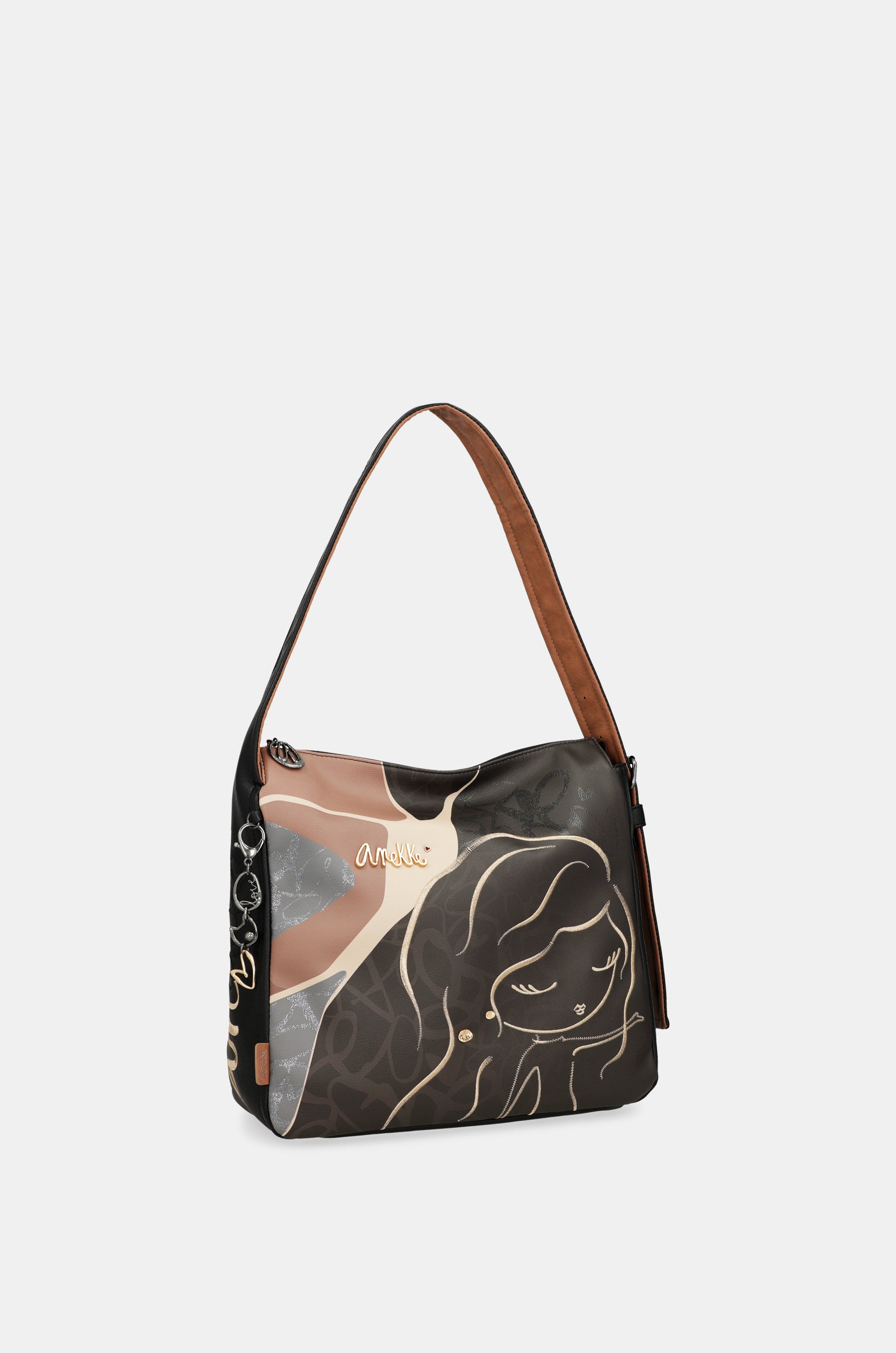 Bolso asa corta de hombro Heartbeat