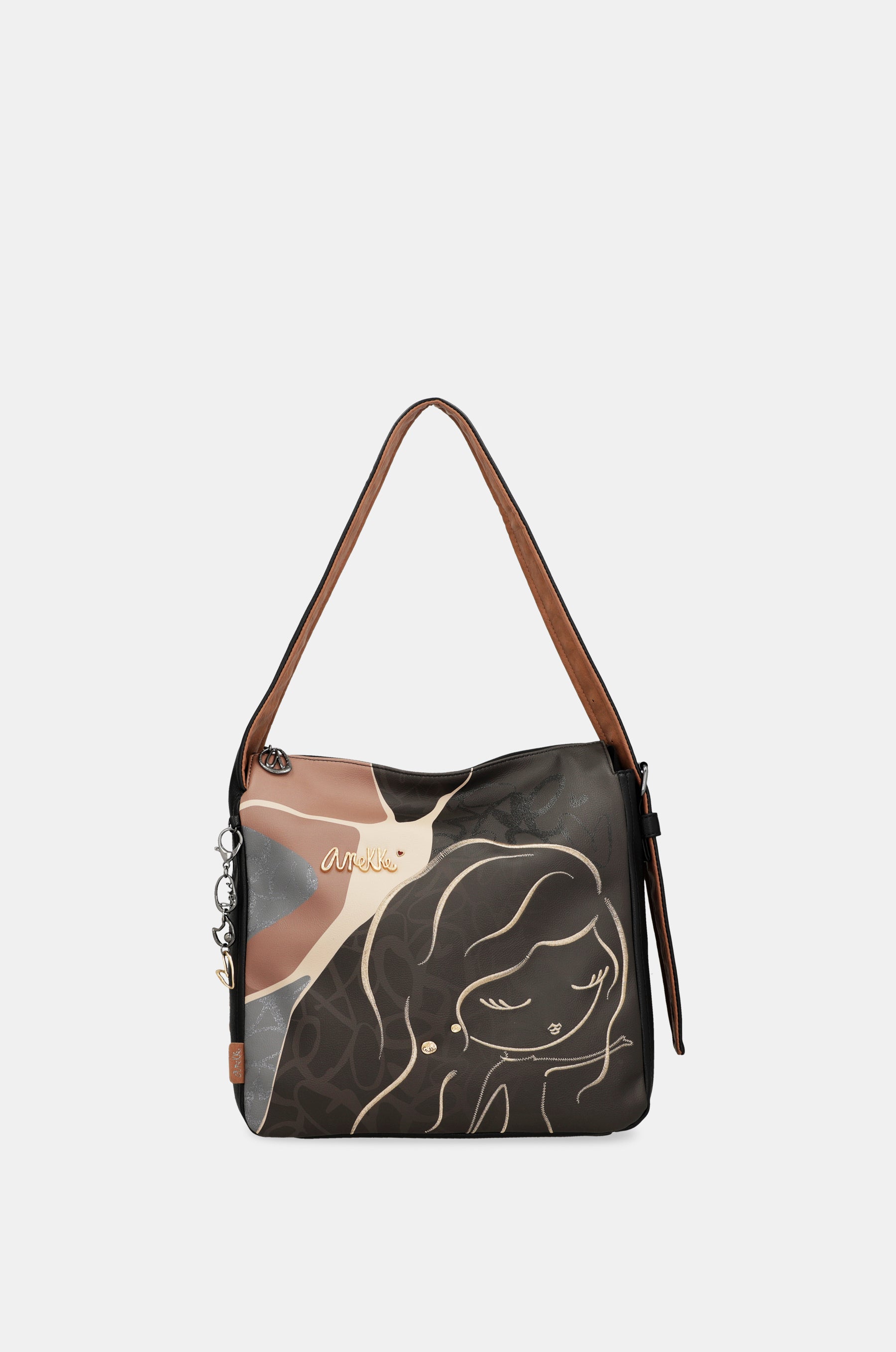 Bolso asa corta de hombro Heartbeat