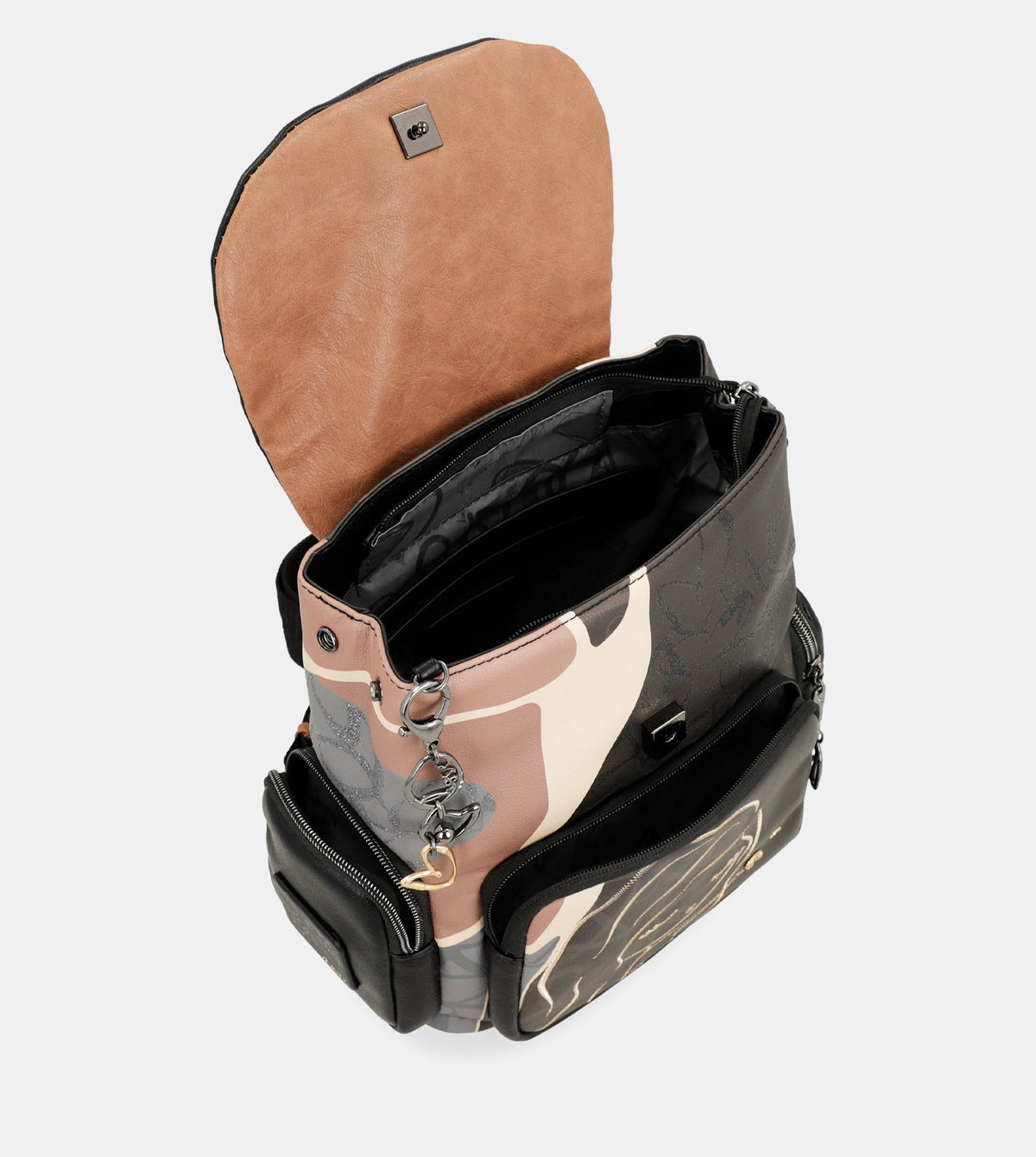 Mochila solapa Heartbeat
