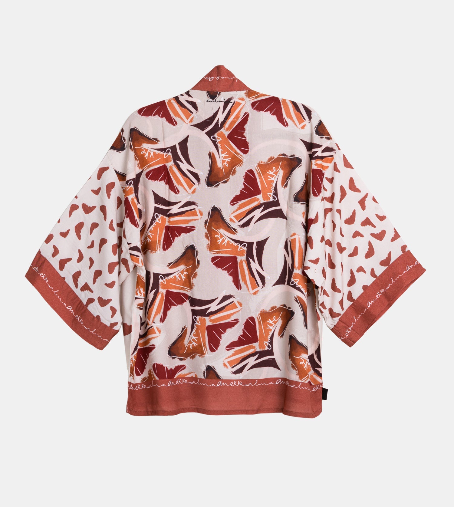 Kimono corto rojo