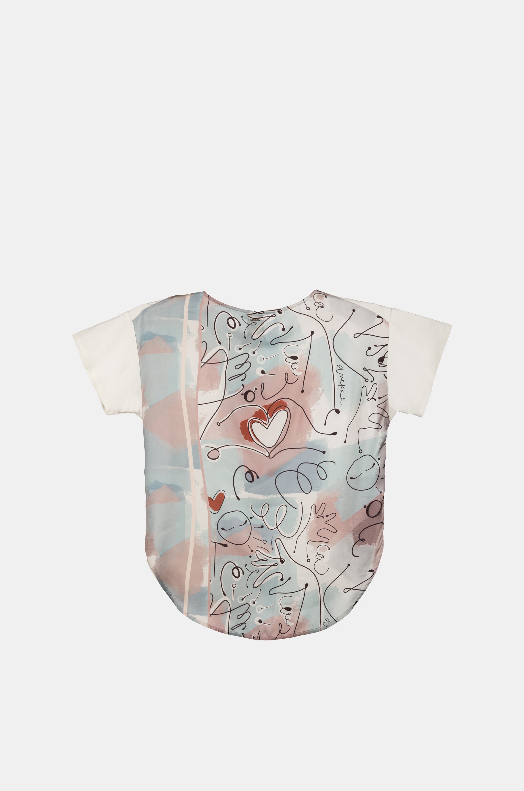 Camiseta manga corta estampada Alma