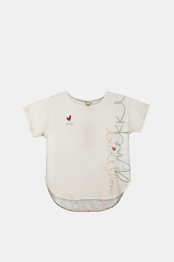 Camiseta manga corta estampada Alma