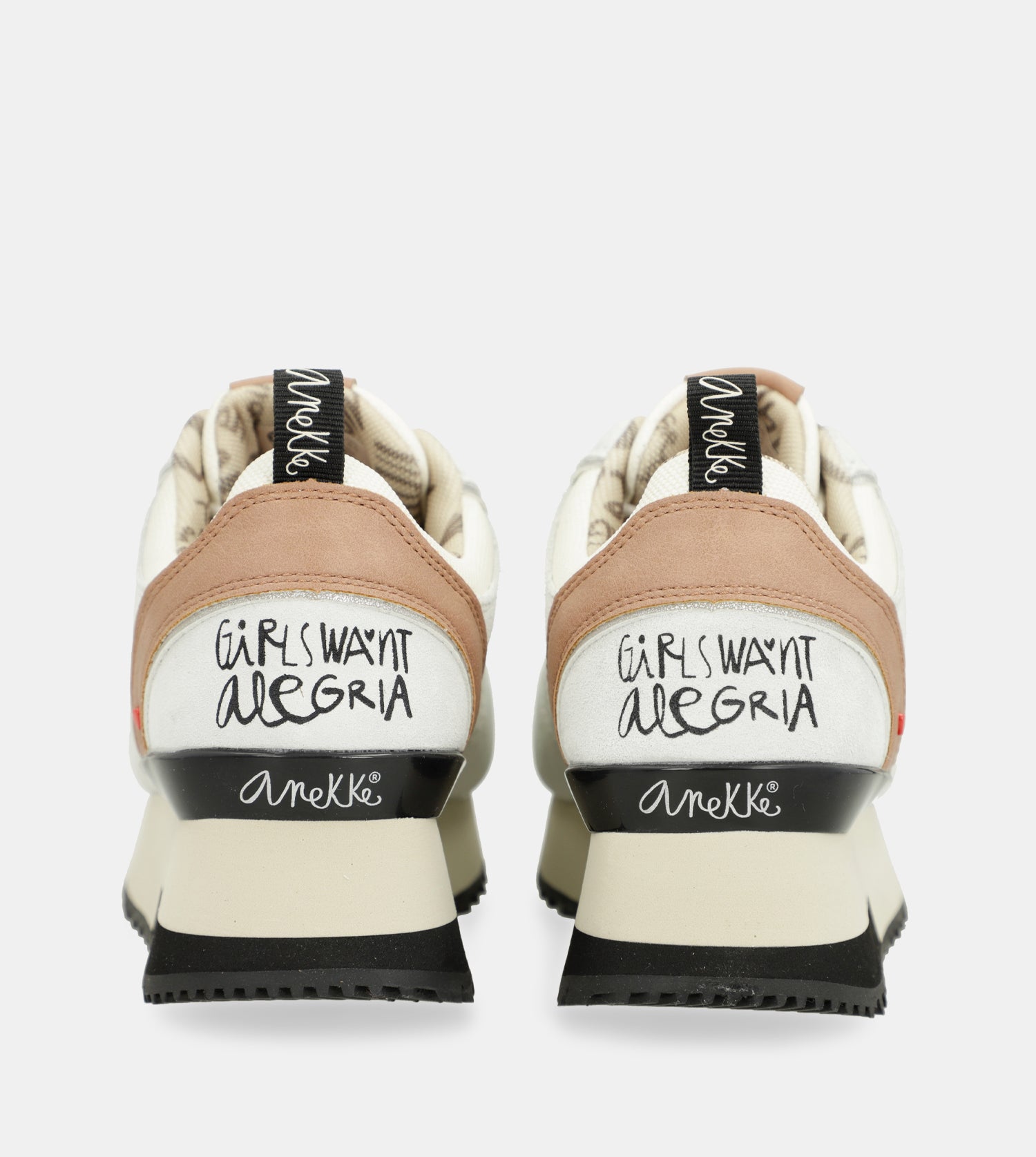 Deportivos plataforma gris