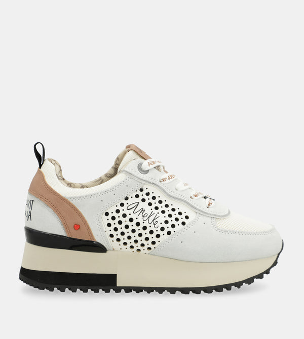 Deportivos plataforma gris