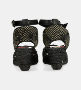 Sandalias de cuña negras Alma